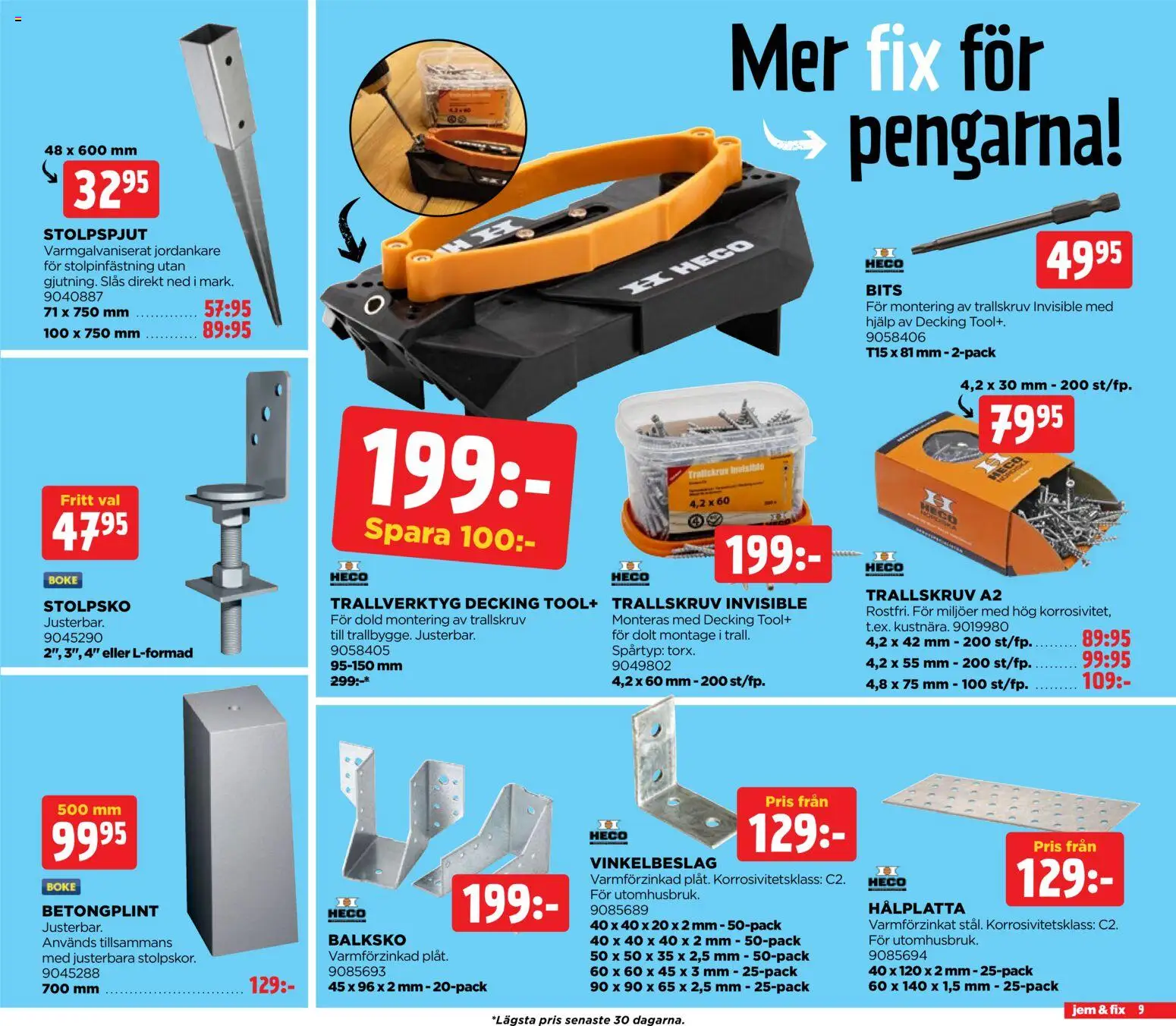 Jem & Fix reklamblad aktuell från 22/06/2026 | Sida: 9