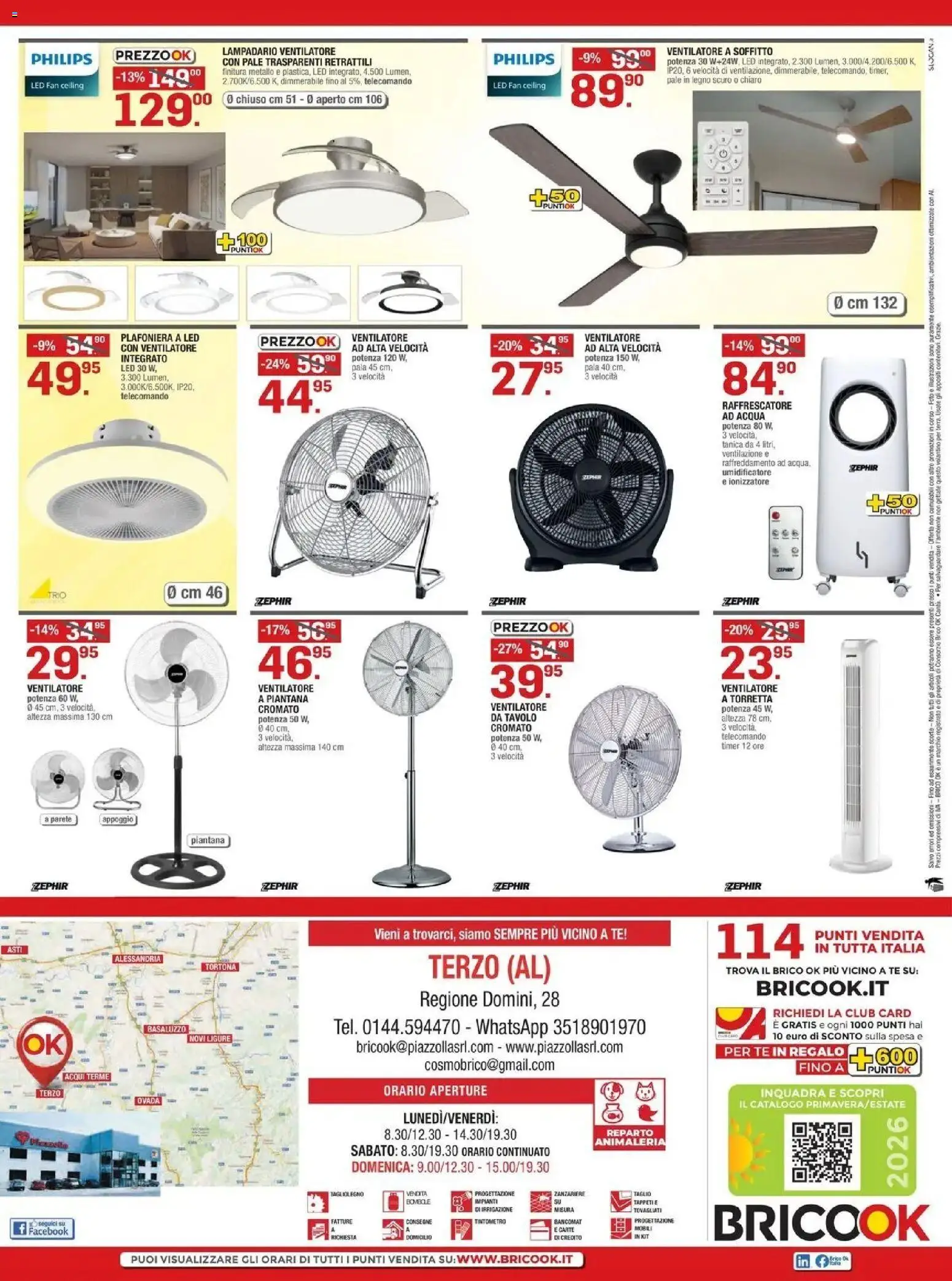 Volantino Brico OK del 09/07/2026 | Pagina: 8 | Prodotti: Tè, Taglio, Fan, Tavolo