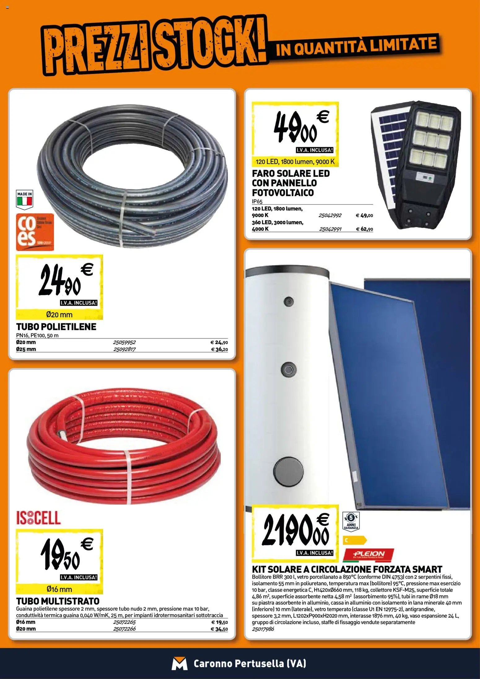 Volantino TECNOMAT del 28.05.2026 | Pagina: 8 | Prodotti: Tubo, Alluminio, Bollitore, Vaso