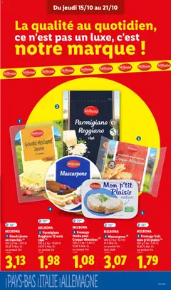 LIDL - Prévisualisation de 5 Fromage frais mon p'tit plaisir, Fromage frais mon p'tit plaisir 16,80 % Mat. Gr. valide à partir de 15/10/2026 | Page: 13