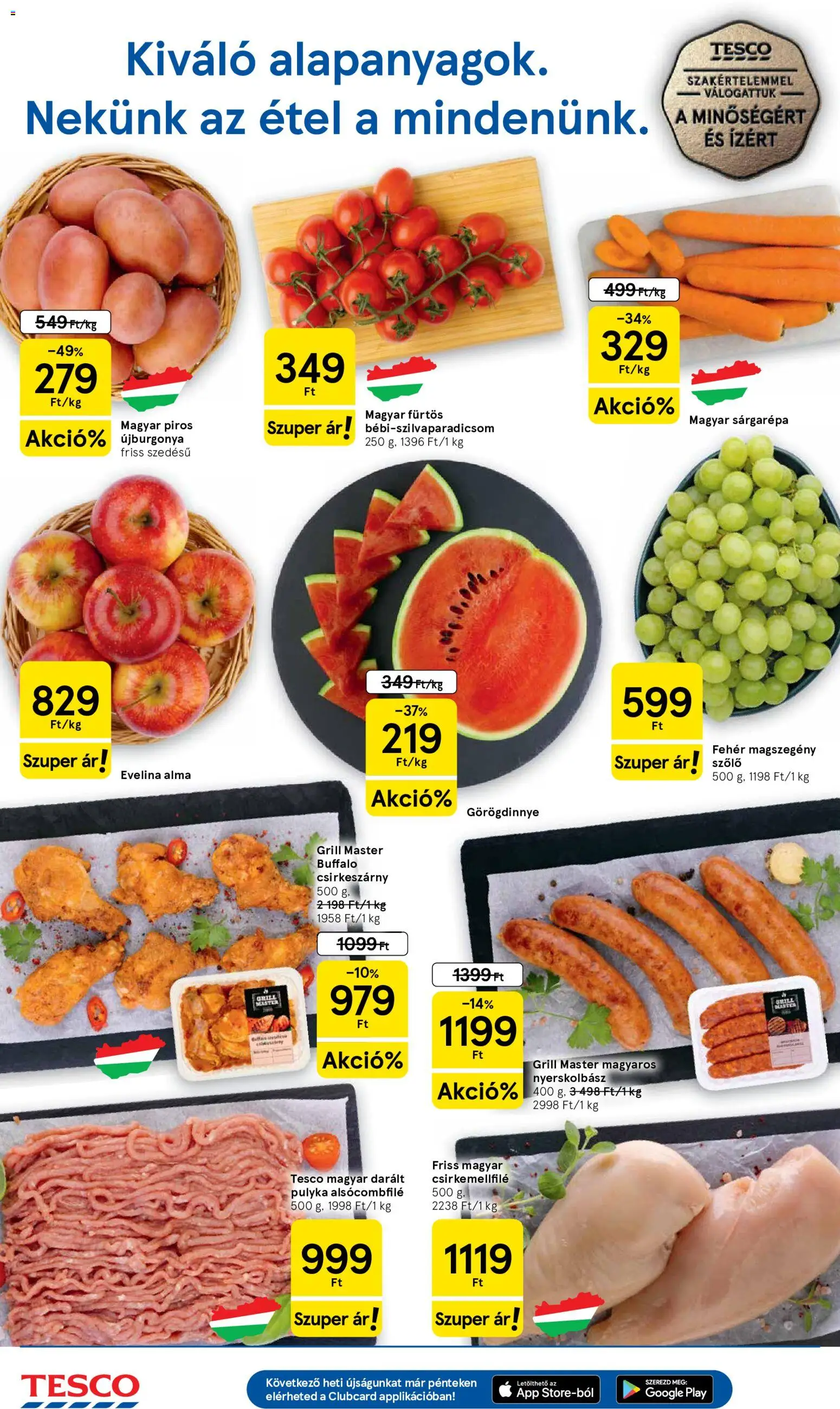 Tesco akciós ujság - amely érvényes a következő dátumtól: 2026.07.02. | Oldal: 2