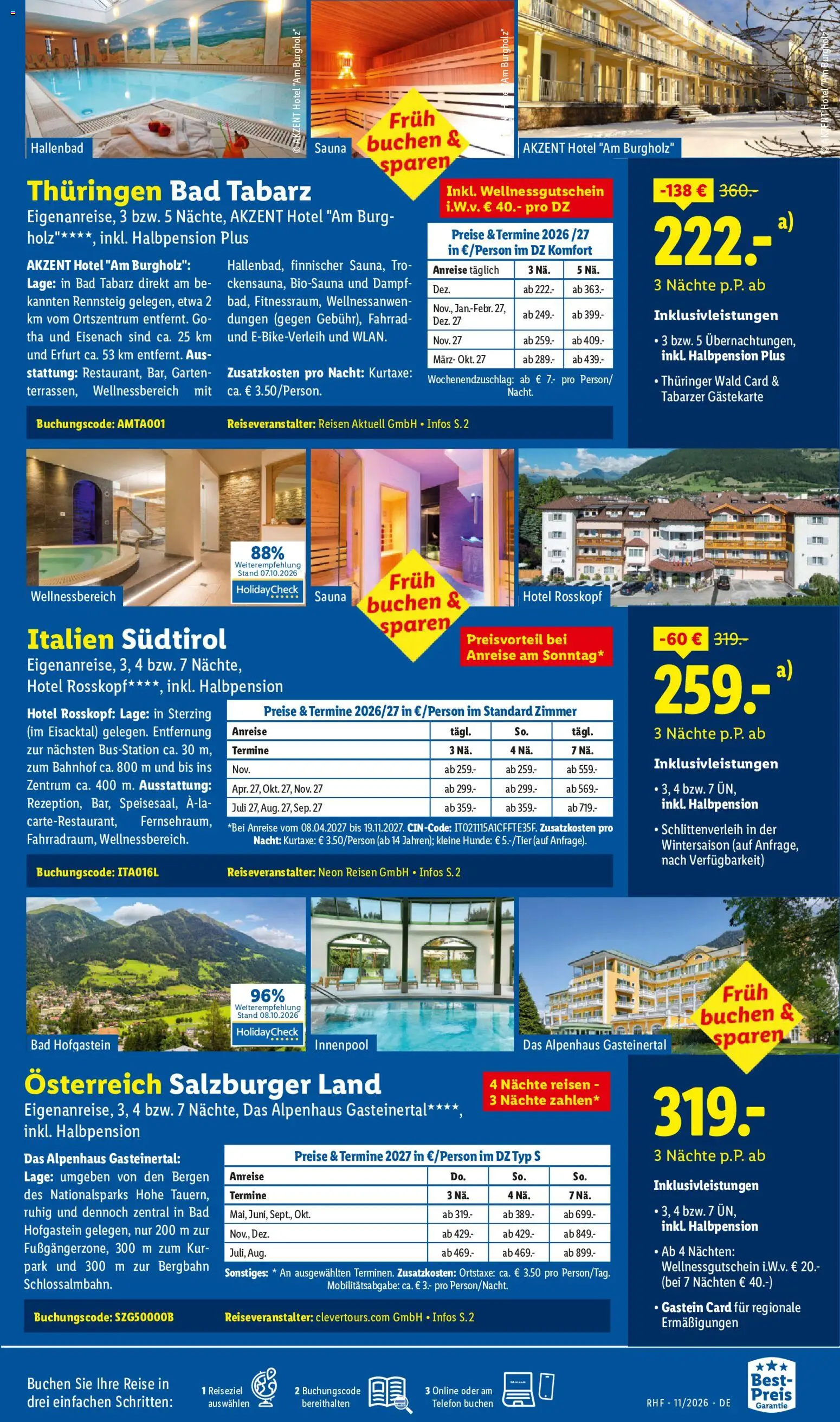 Lidl Reisen Prospekt – gültig ab 28.10.2026 | Seite: 9
