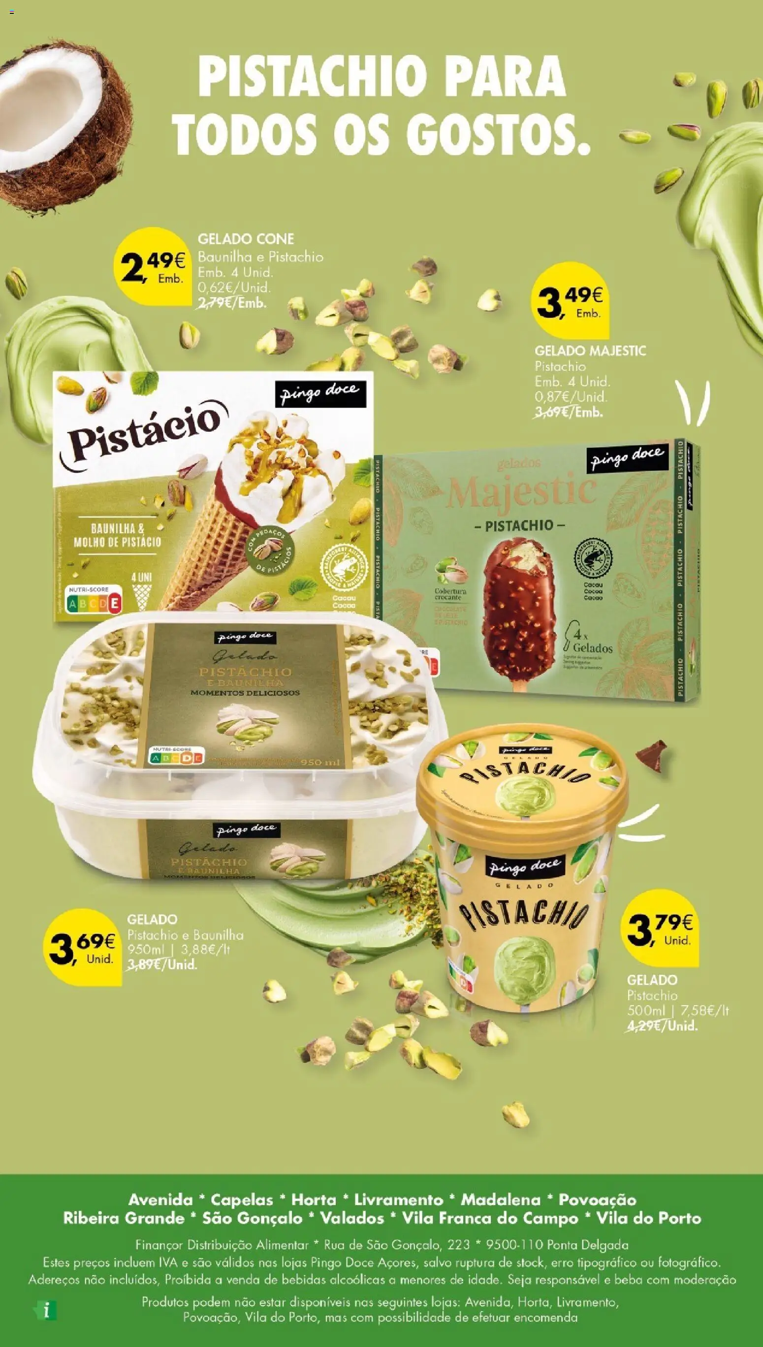 Pingo Doce Especial Gelados Açores │ válido de 23/07/2026 | Página: 8 | Produtos: Gelado, Chocolate