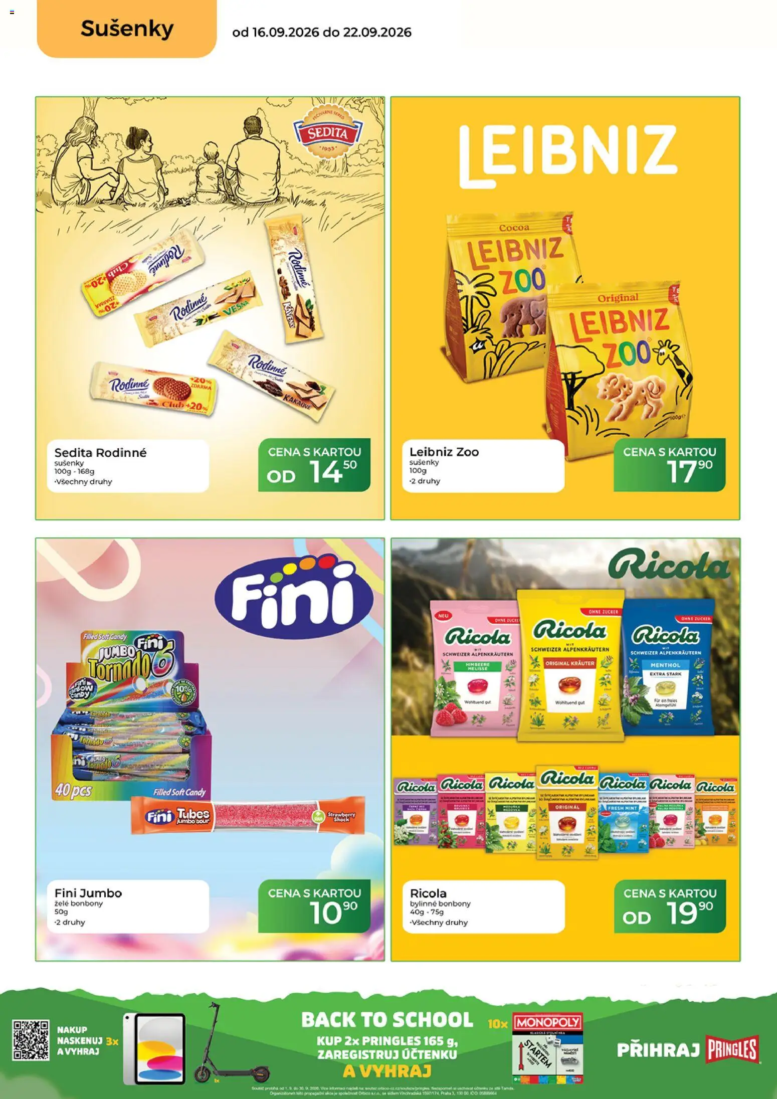 Tamda Foods leták od 16.09.2026 | Strana: 32 | Produkty: Bonbóny, Pringles, Želé bonbóny, Sušenky