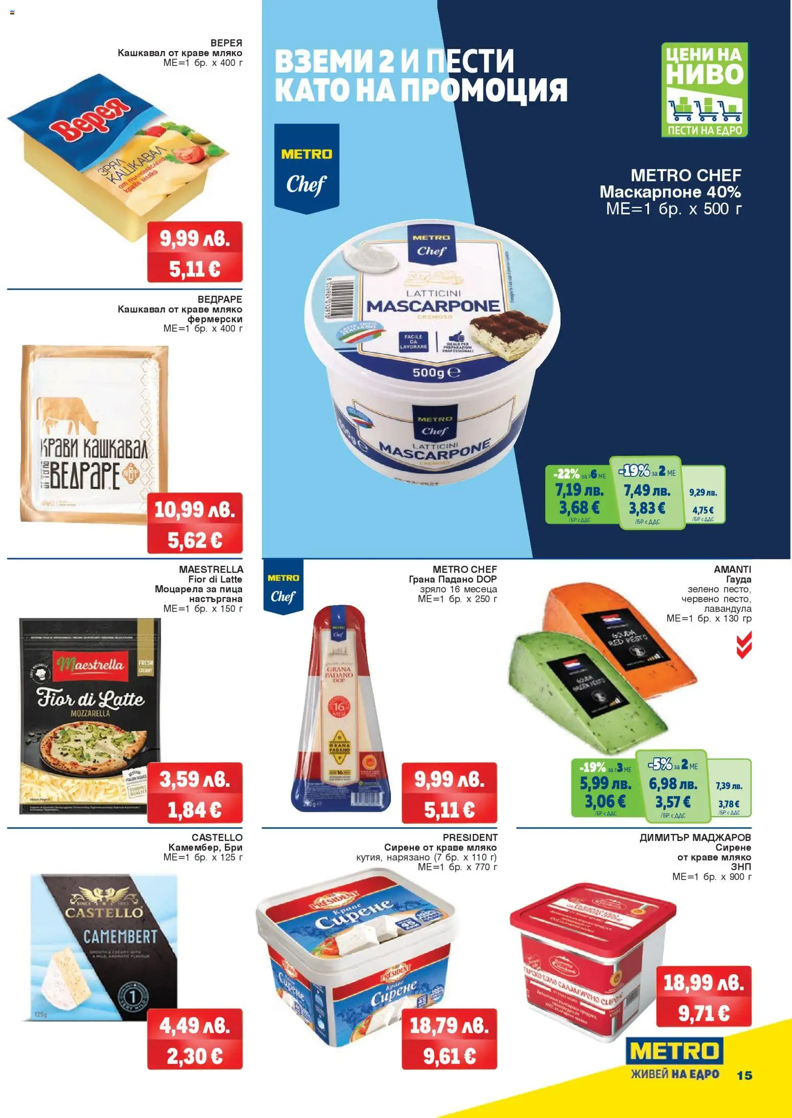 {H1} | Страница: 15 | Продукти: Пица, Сирене, Моцарела, Raquettes de ping-pong