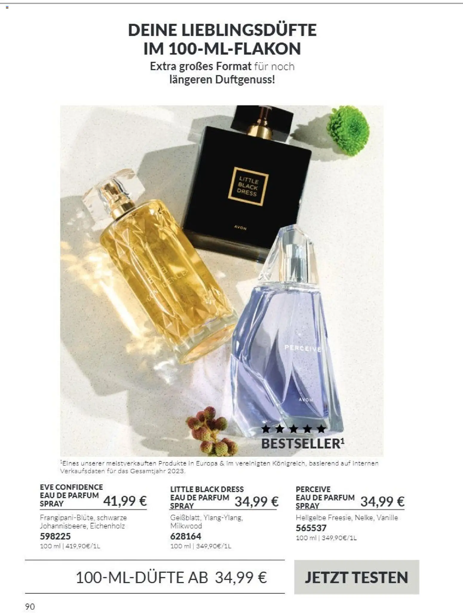 AVON Katalog Oktober 2026 – gültig ab 01.10.2026 | Seite: 90 | Produkte: Parfüm, Vanille, Eau de Parfum
