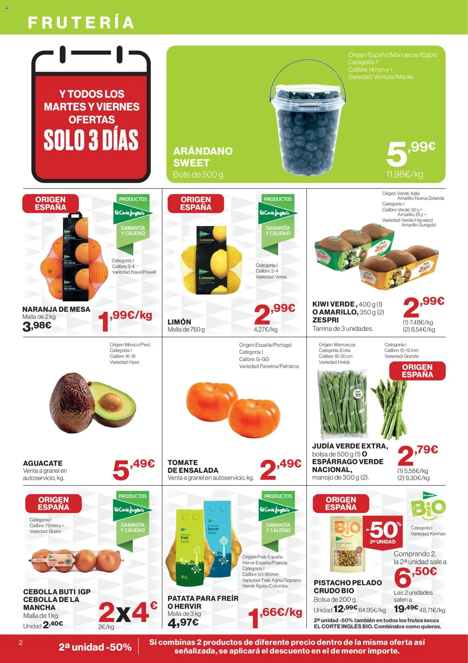 Supercor folleto │ válido desde el 06.05.2026 | Página: 2 | Productos: Kiwi, Frutos secos, Ensalada, Bolsa