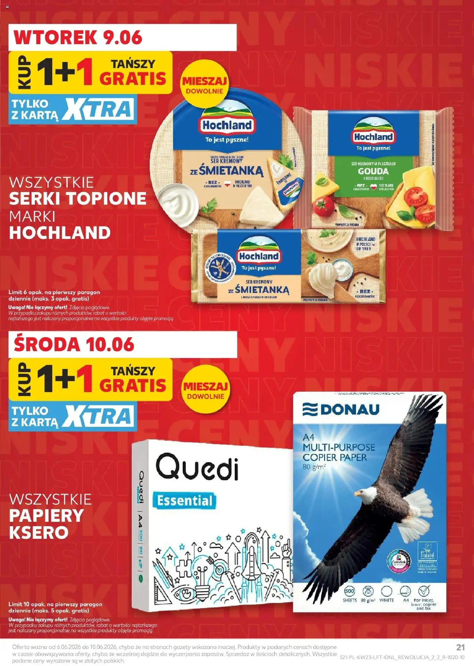Kaufland gazetka od 03.06.2026 | Strona: 21 | Produkty: Karta, Ser