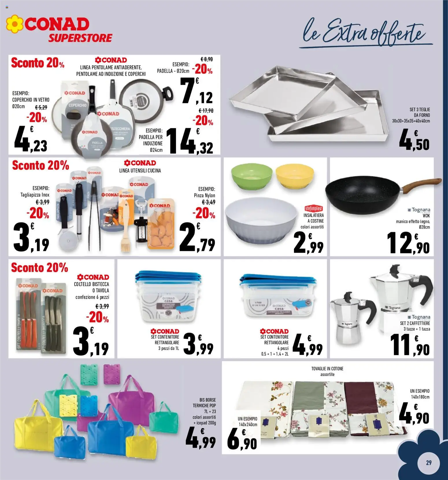Volantino Conad del 20.05.2026 | Pagina: 29 | Prodotti: Pizza, Contenitore, Padella, Forno