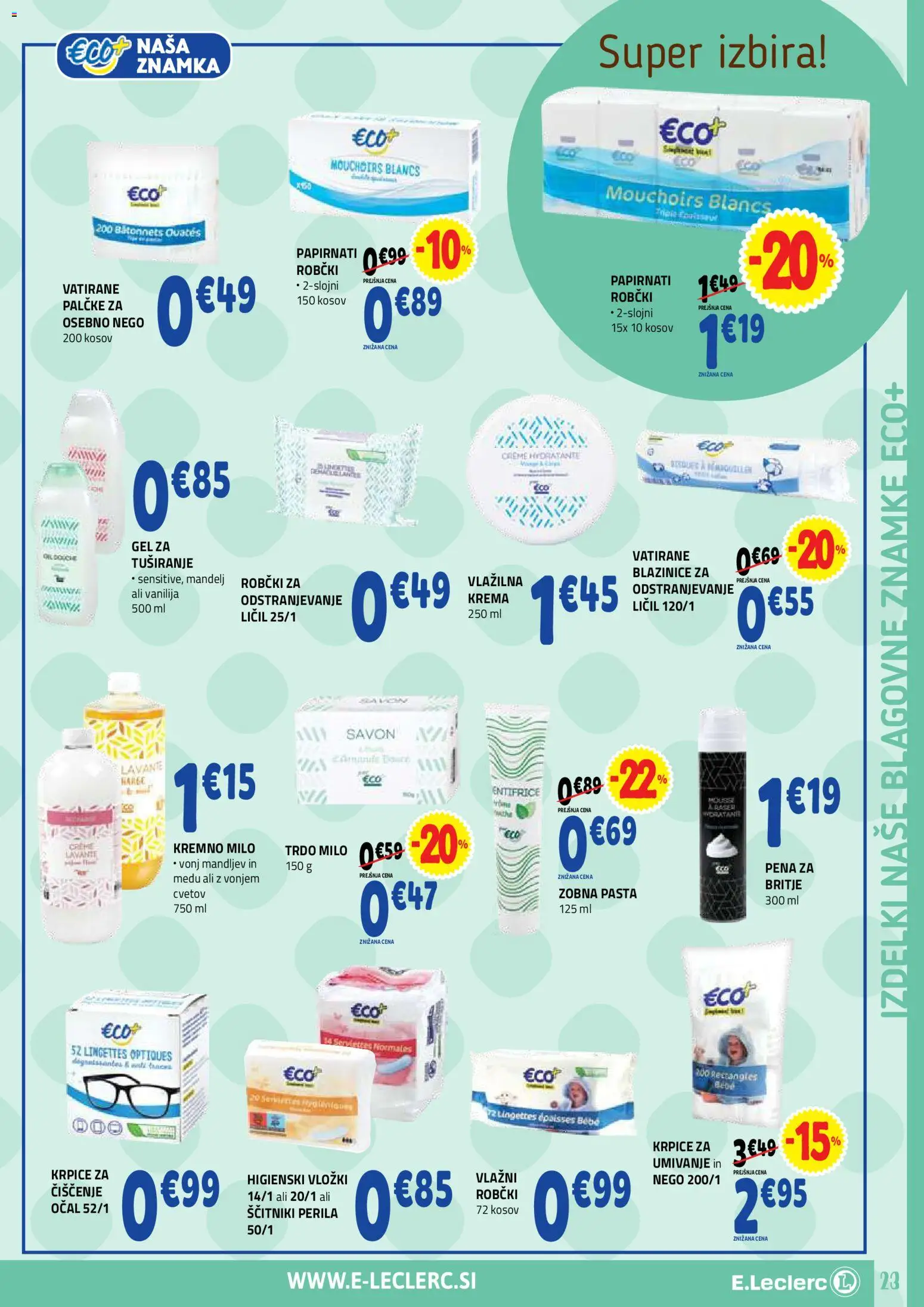 Novi E.leclerc katalog ponudbe – veljaven od 06.05.2026 | Stran: 23