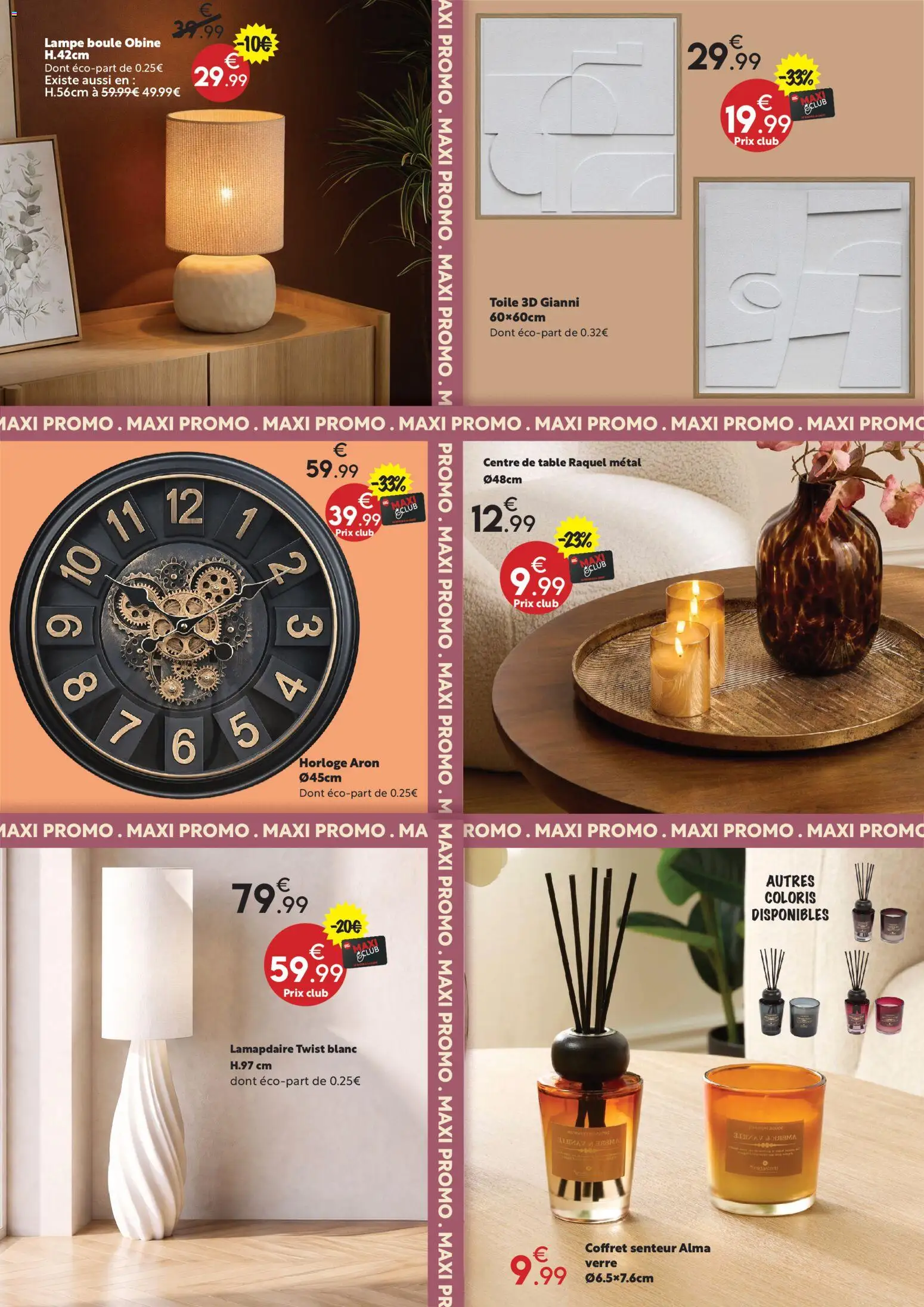 {H1} | Page: 12 | Produits: Table, Lampe