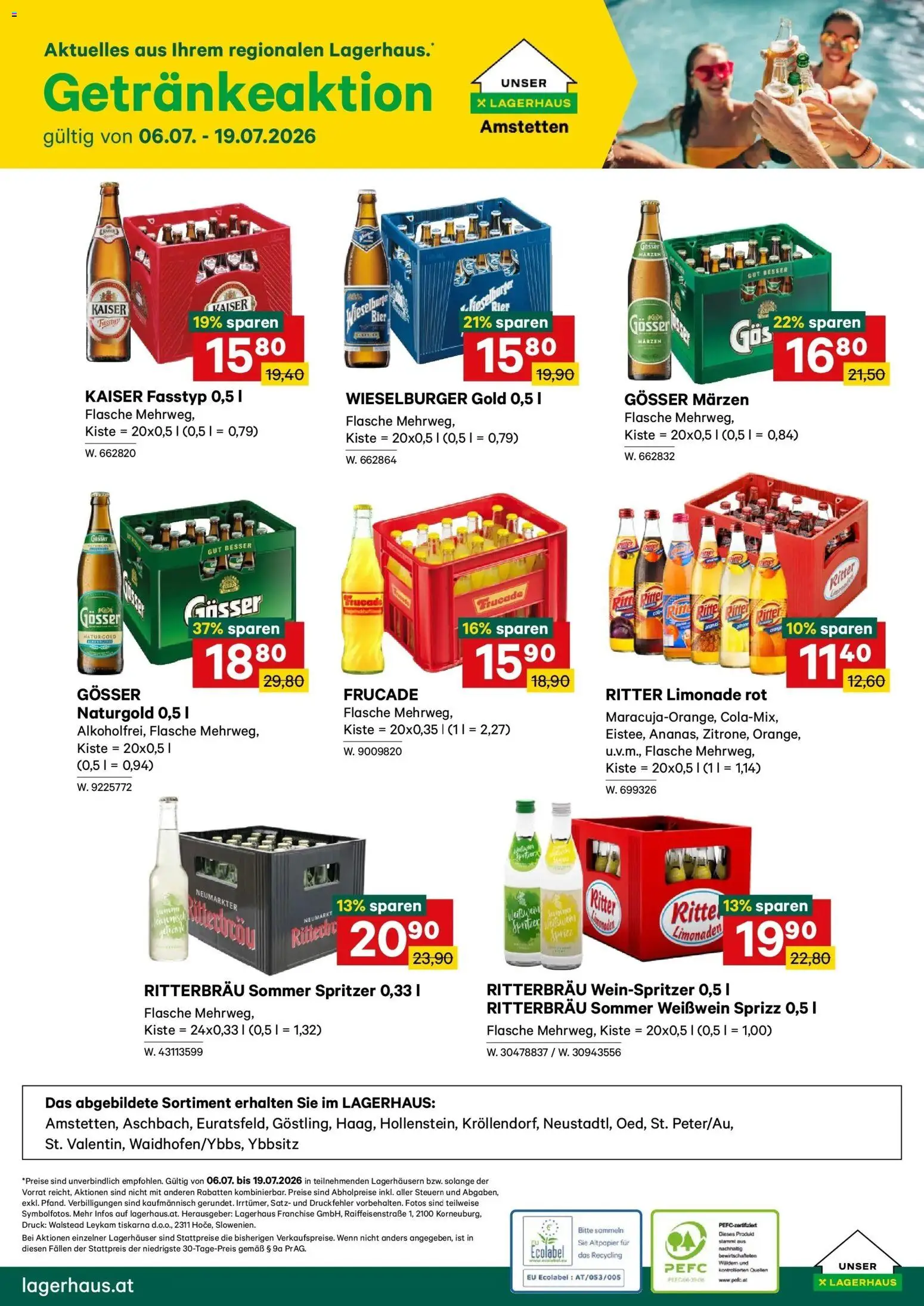 Lagerhaus Wochen Angebote gültig ab 05.07.2026 | Seite: 6 | Produkte: Häränliha, Bier