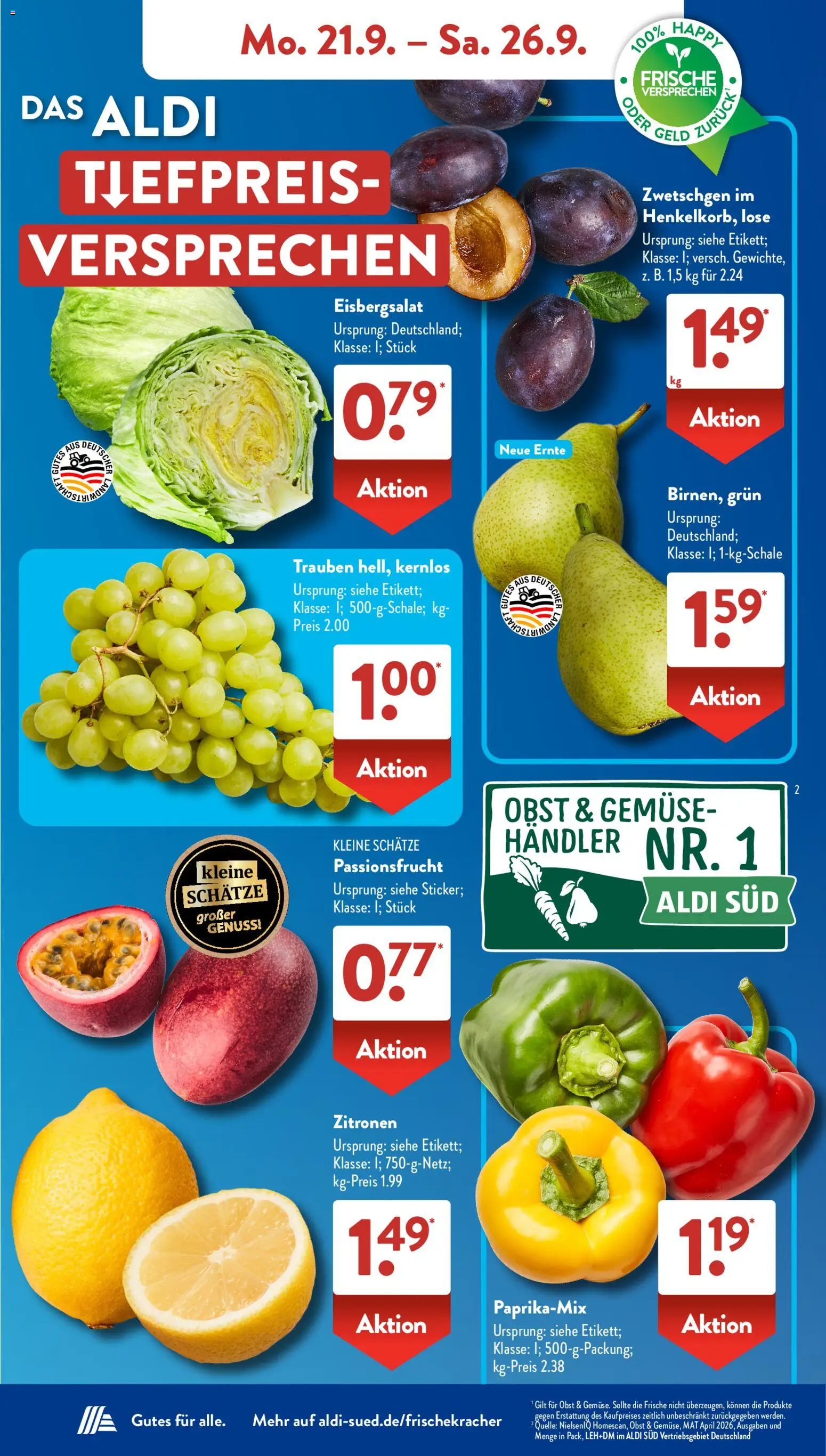 Aldi Süd Prospekt – gültig ab 21.09.2026 | Seite: 3 | Produkte: Bad