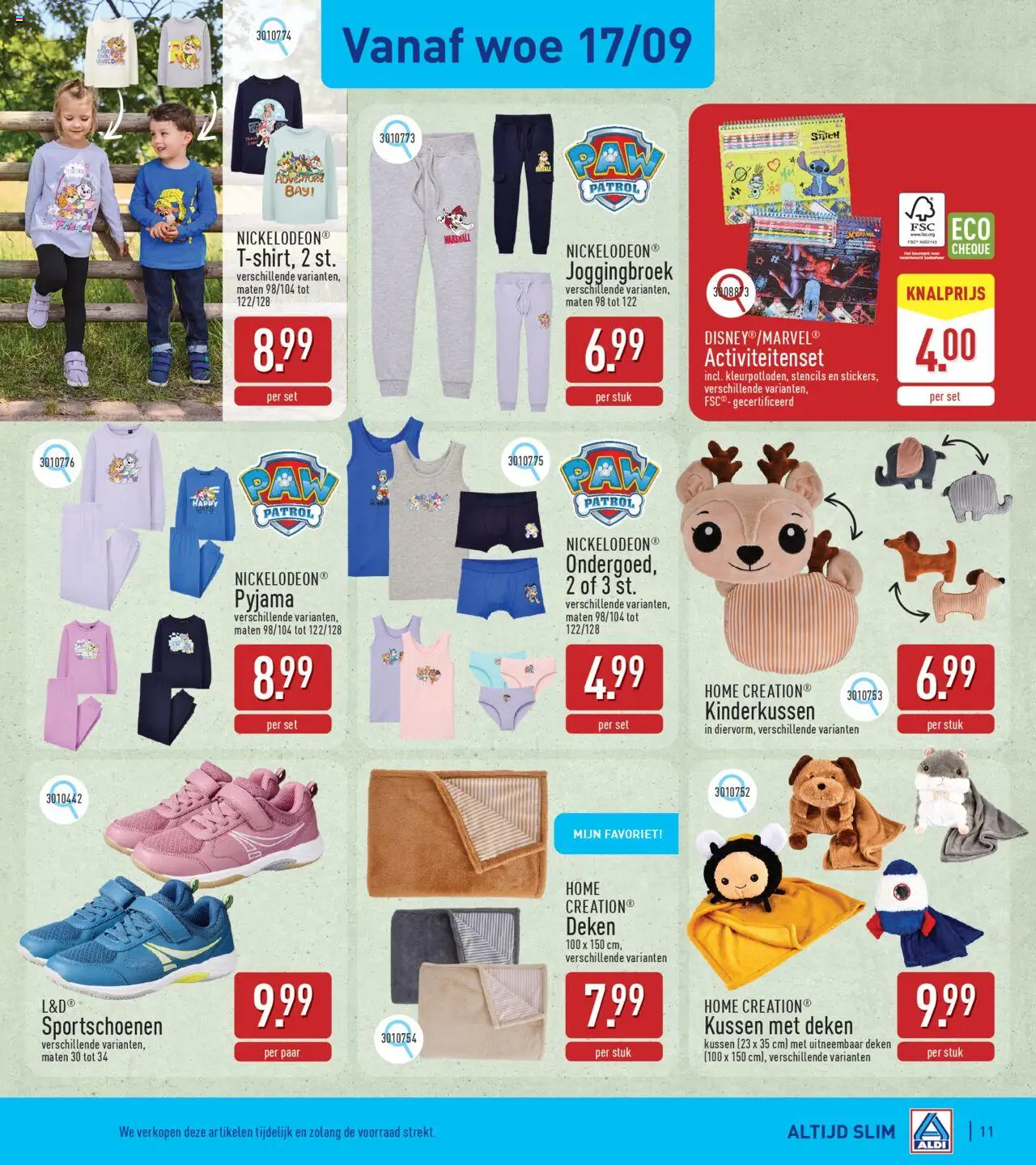 {H1} | Pagina: 11 | Producten: Kussen, Deken, Pyjama