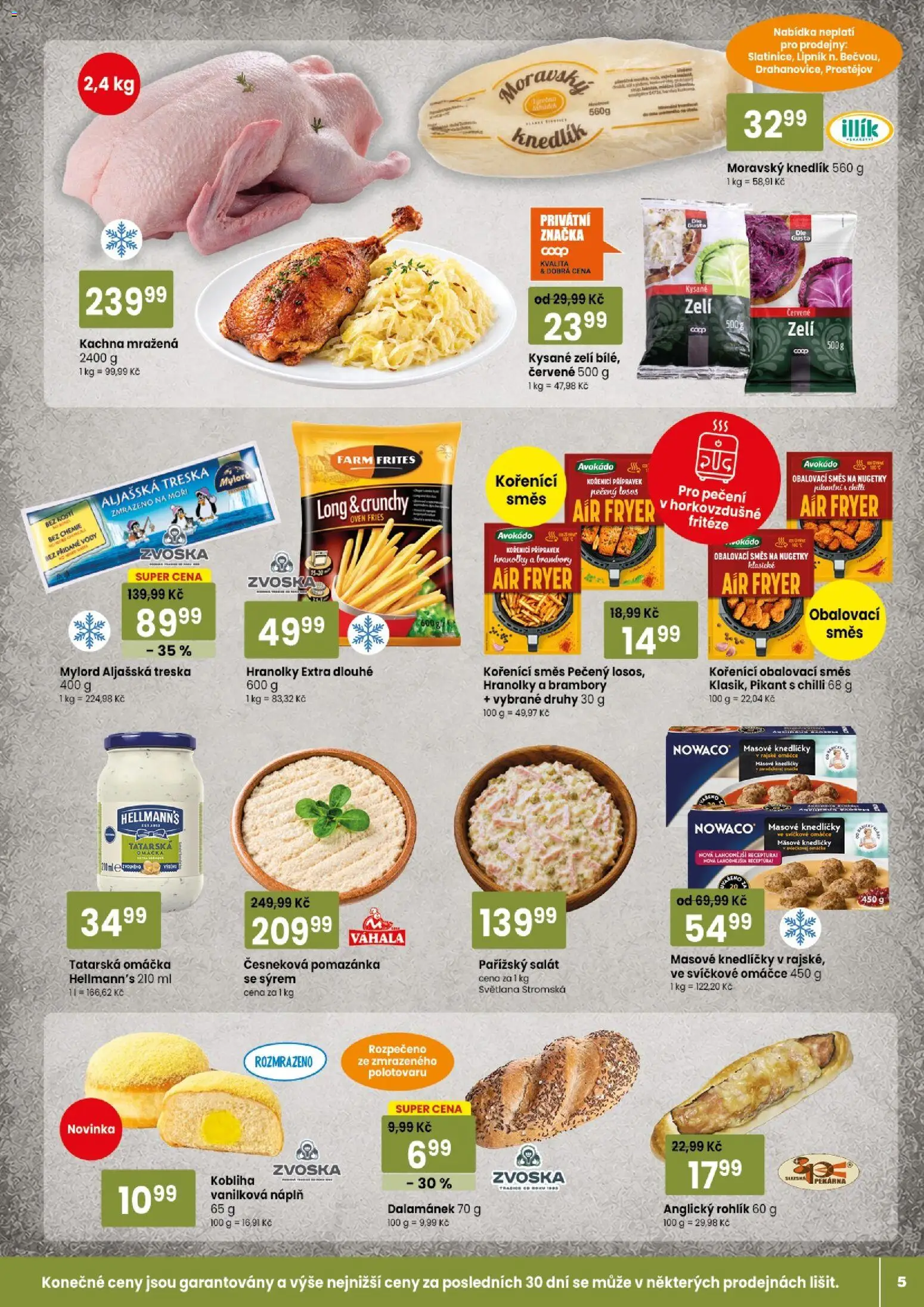 Tempo leták - Tuty od 09.09.2026 | Strana: 5 | Produkty: Hellmann's, Anglický rohlík, Avokádo, Kysané zelí
