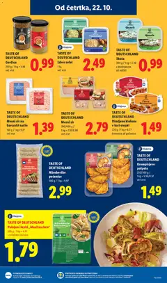 Lidl katalog akcije – veljaven od 22.10.2026 | Stran: 19 | Izdelki: Hrenovke, Sir, Skuta, Klobase
