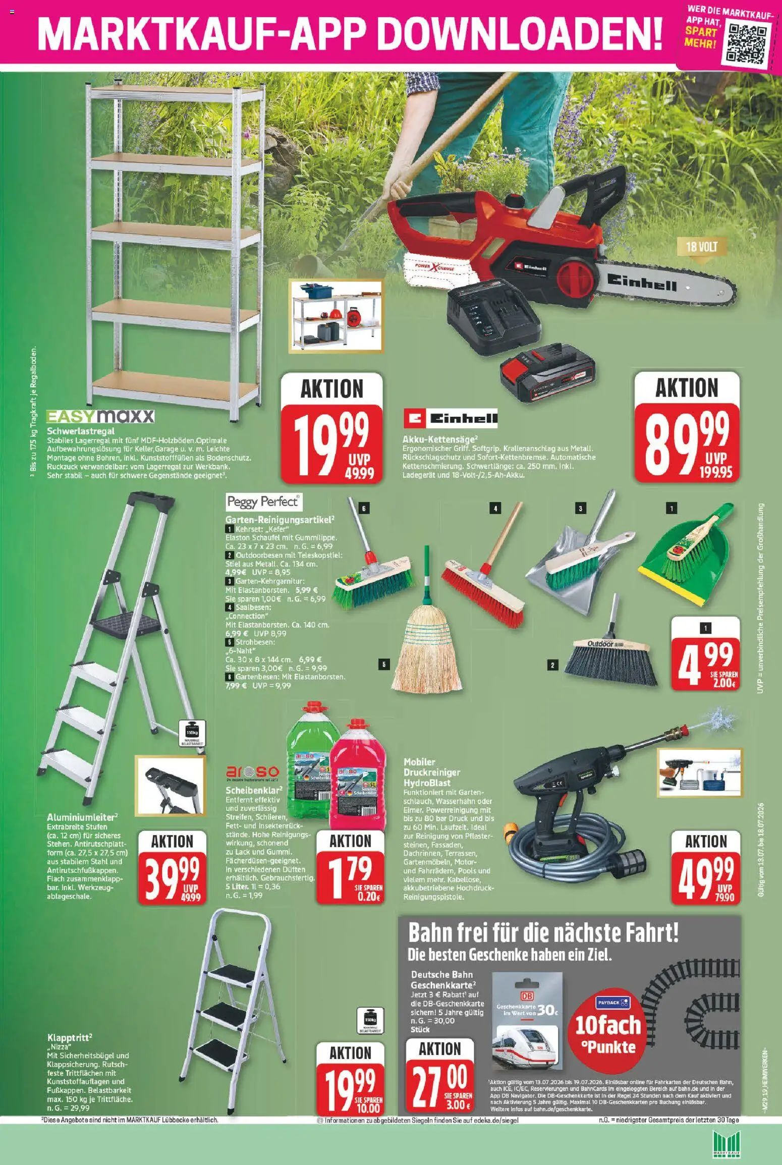 Marktkauf Prospekt – gültig ab 13.07.2026 | Seite: 25 | Produkte: Schwerlastregal, Ladegerät