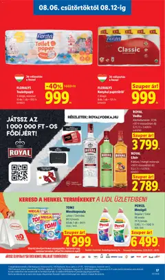 Lidl akciós újság - amely érvényes a következő dátumtól: 2026.08.06. | Oldal: 17