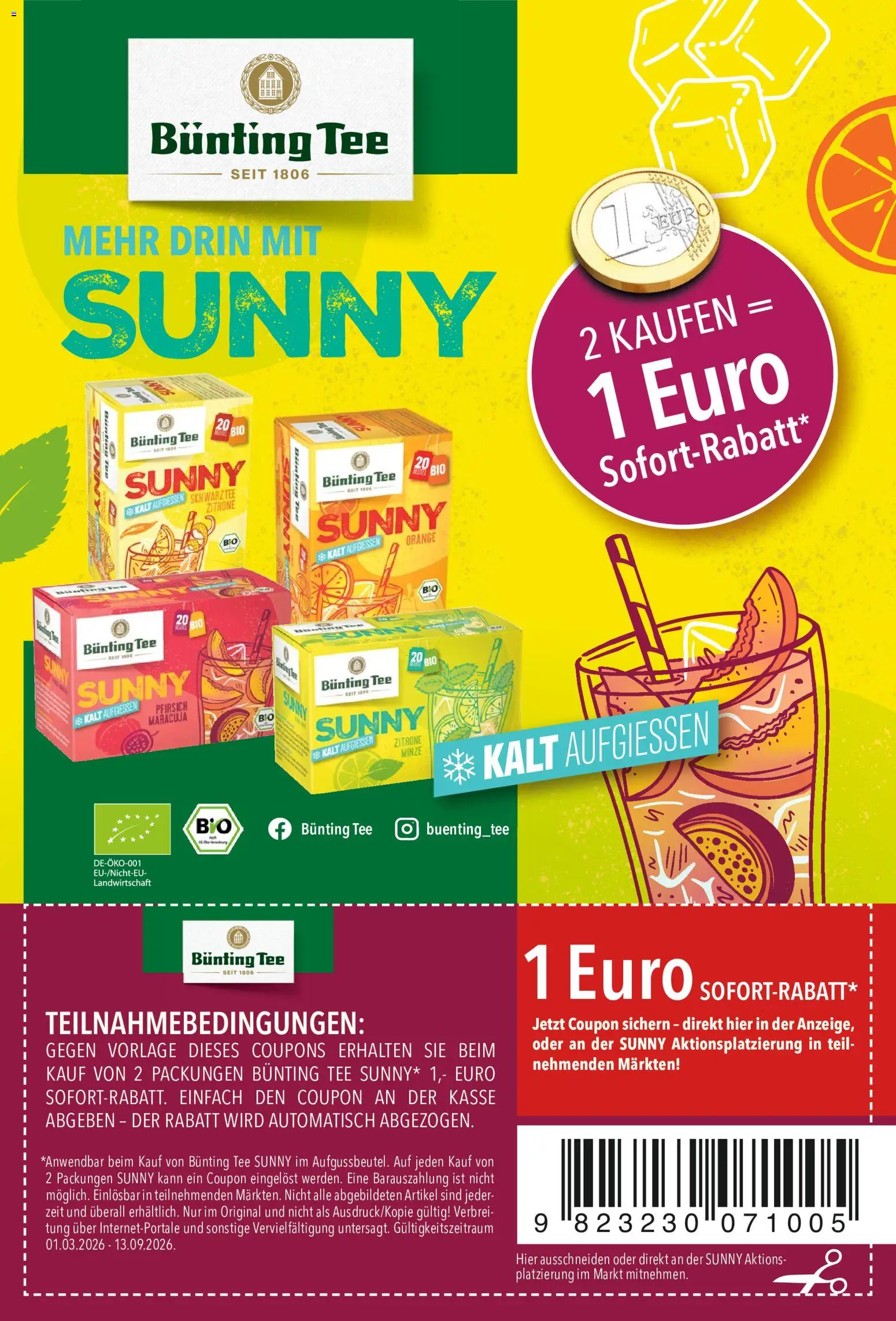 Famila Nordwest myTime Juni 2026 – gültig ab 01.06.2026 | Seite: 37 | Produkte: Zitrone, Pfirsich, Tee