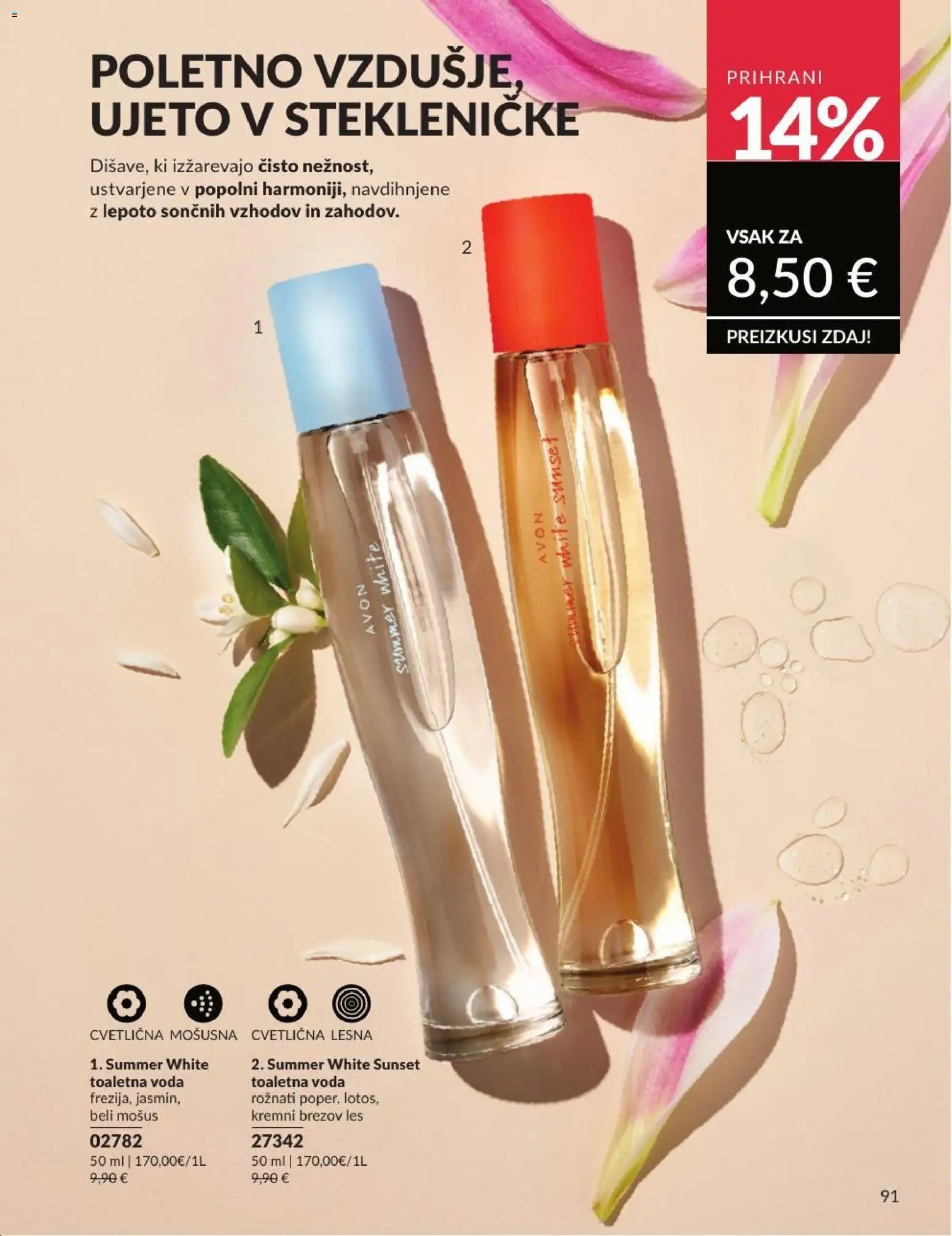 Novi Avon katalog ponudbe – veljaven od 30.06.2026 | Stran: 91 | Izdelki: Voda, Toaletna voda