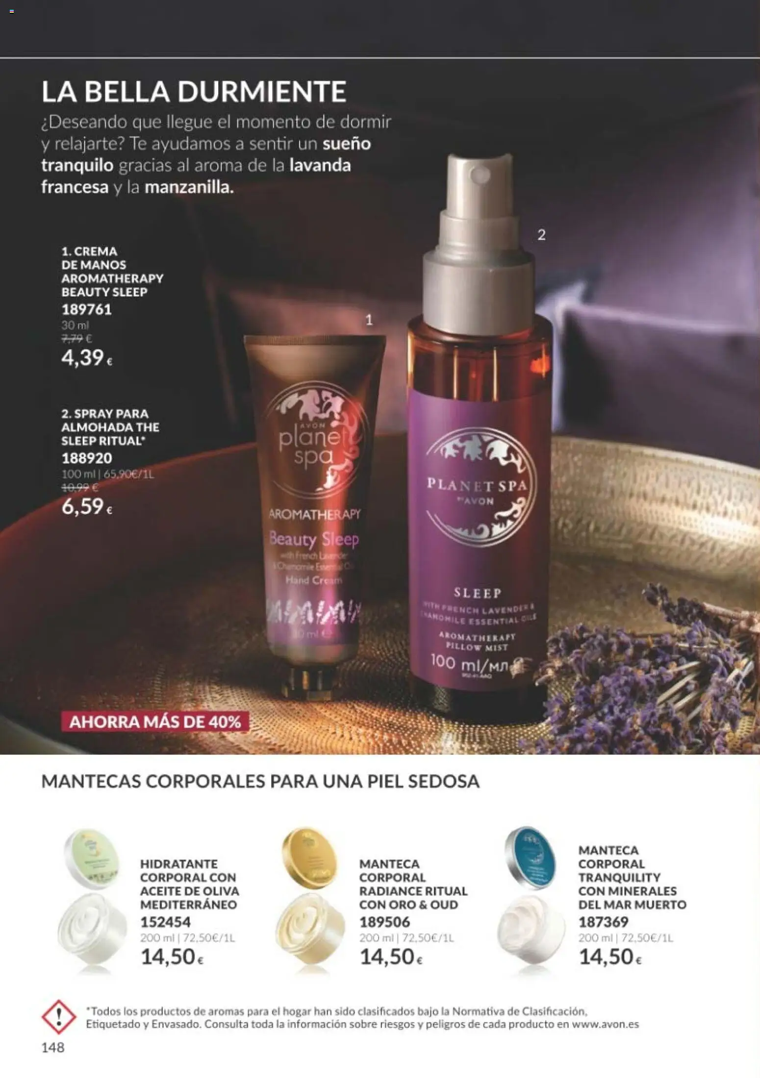 Catálogo AVON Black Friday │ válido desde el 01/11/2026 | Página: 148 | Productos: Aceite, Manteca corporal, Crema, Aceite de oliva