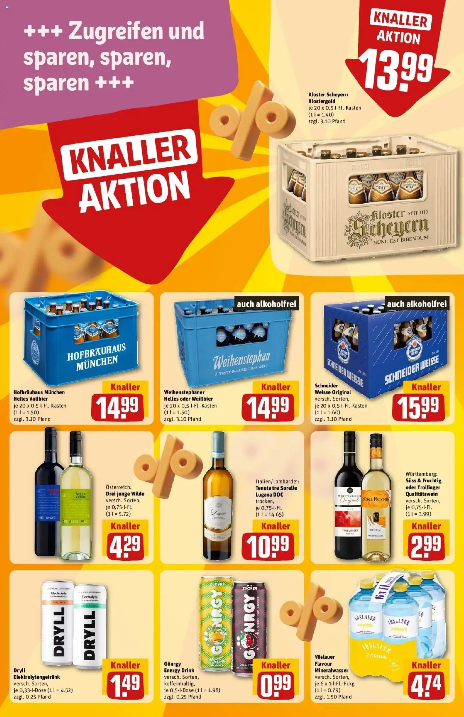 REWE Prospekt ab 26.10.2026 zum Blättern » Angebote | Seite: 19 | Produkte: Cola, Energy, Weißbier, Mineralwasser