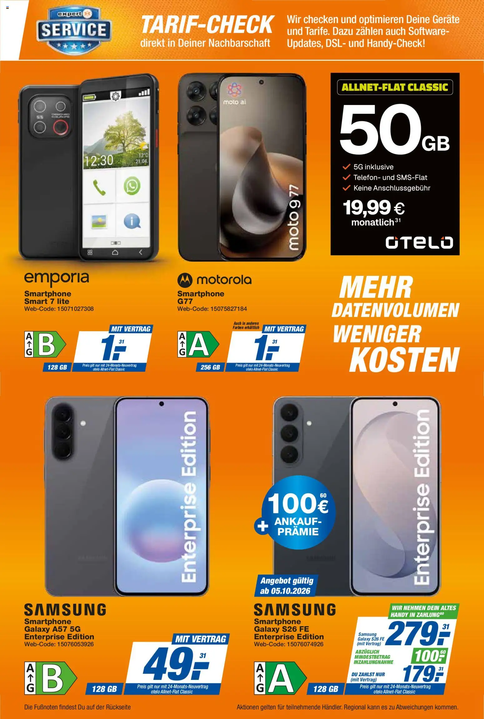 Expert Telekommunikations-Highlights im Oktober – gültig ab 01.10.2026 | Seite: 21