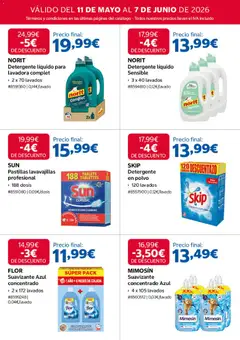 Vista previa Costco catálogo válido desde el 11.05.2026 | Página: 16 | Productos: Polvo, Detergente, Detergente líquido, Lavadora