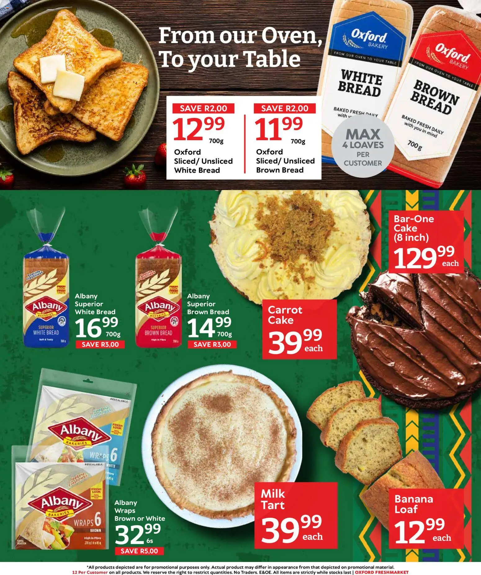 New Oxford Freshmarket catalogue – valid from 16/09/2026 | Page: 12 | Products: Cake, Oven, Bakery, Milk