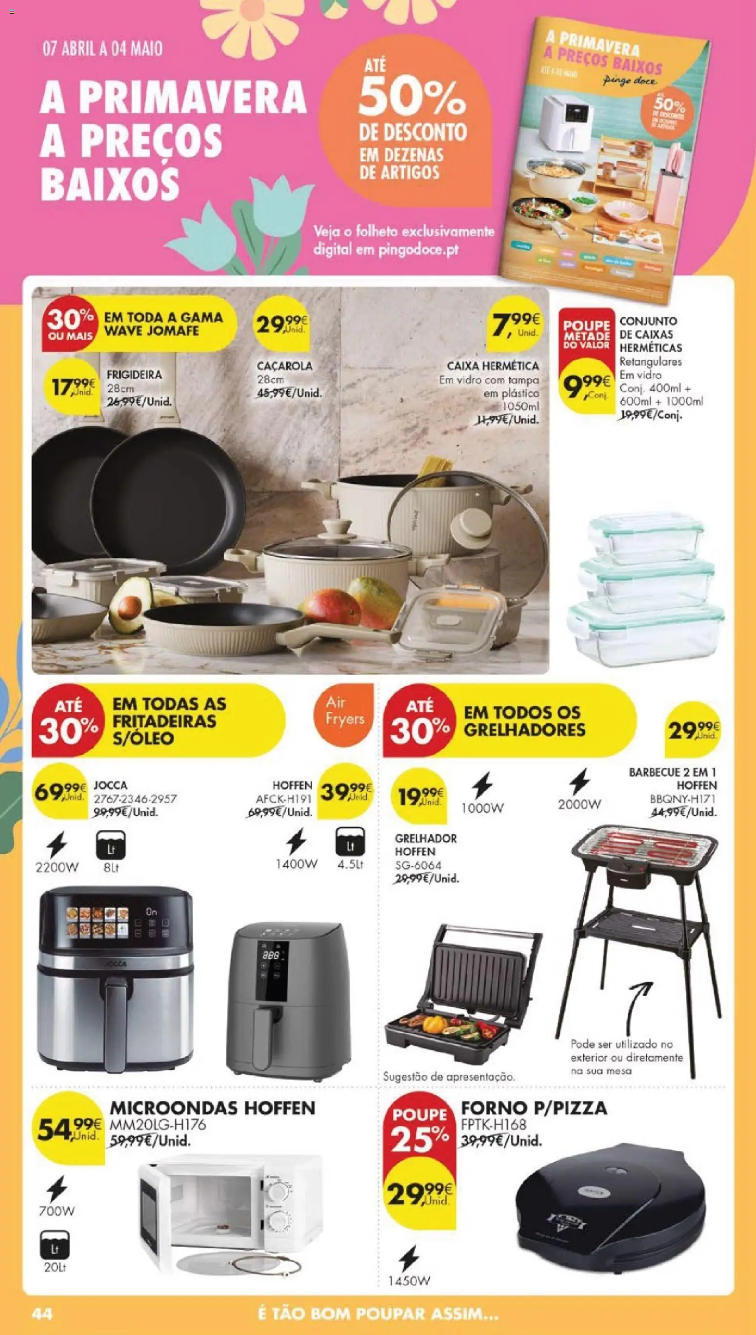 Pingo Doce folheto │ válido de 21.04.2026 | Página: 48 | Produtos: Forno, Air fryer, Frigideira, Microondas
