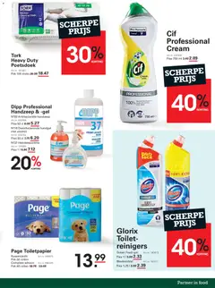 Sligro folder - Voorbeeld van een folder van Sligro, geldig van 30.04.2026 | Pagina: 23 | Producten: Handzeep, Gel, Toiletpapier, Alcohol