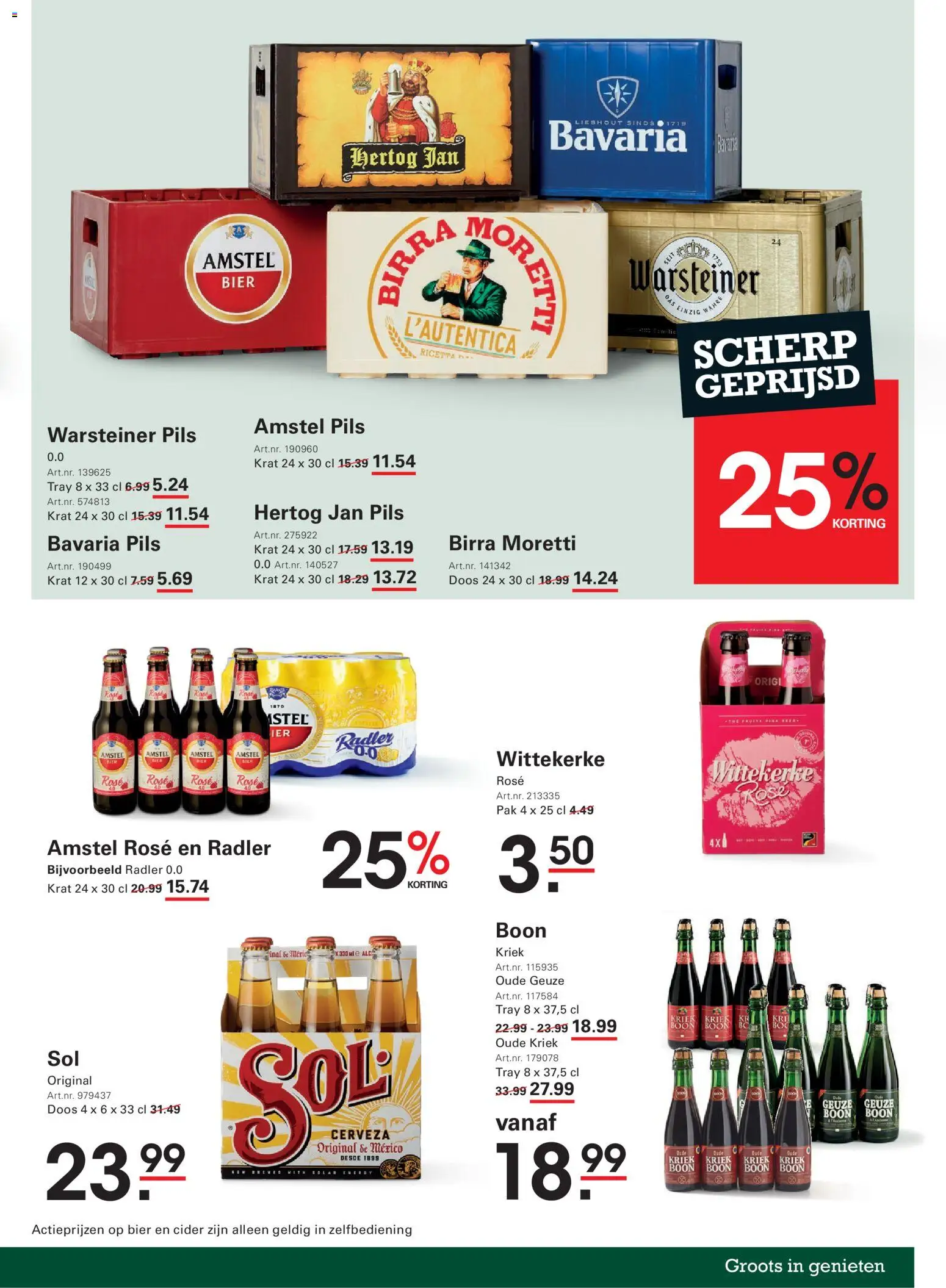 {H1} | Pagina: 25 | Producten: Boon, Bier