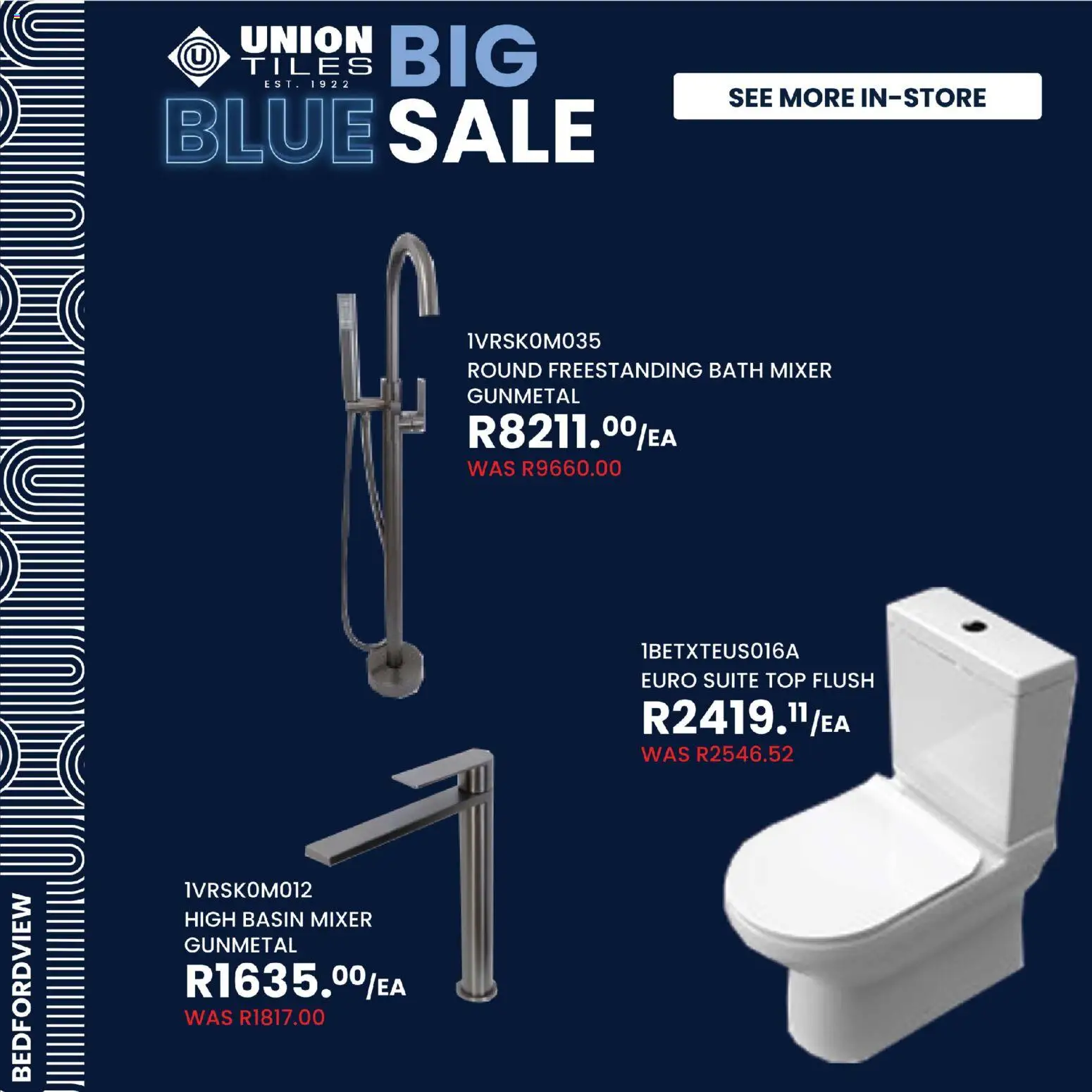 New Union Tiles catalogue – valid from 26.05.2026 | Page: 5 | Products: Mixer, Bath, Basin