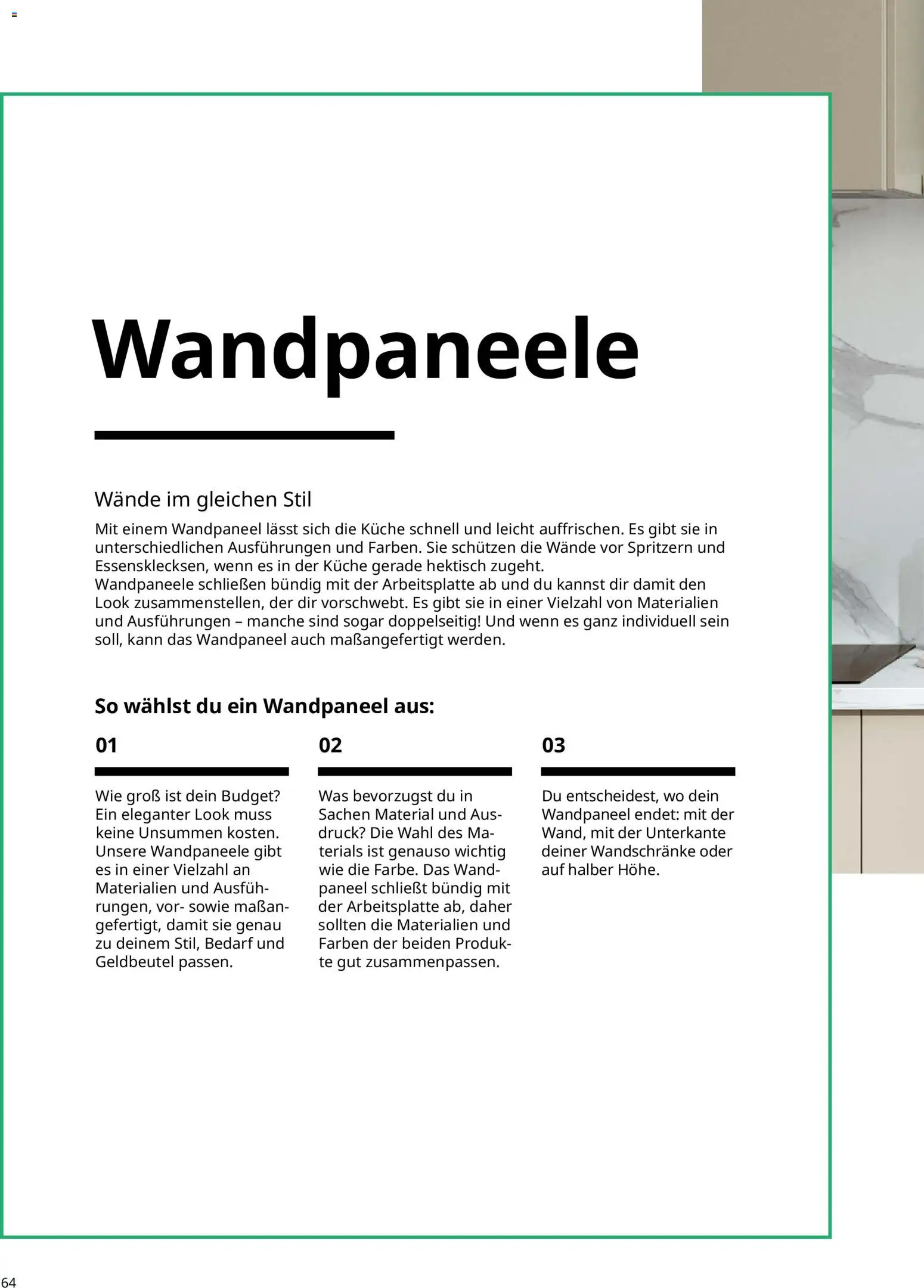 Ikea Prospekt 	 – gültig ab 01.04.2025 | Seite: 64 | Produkte: Küche