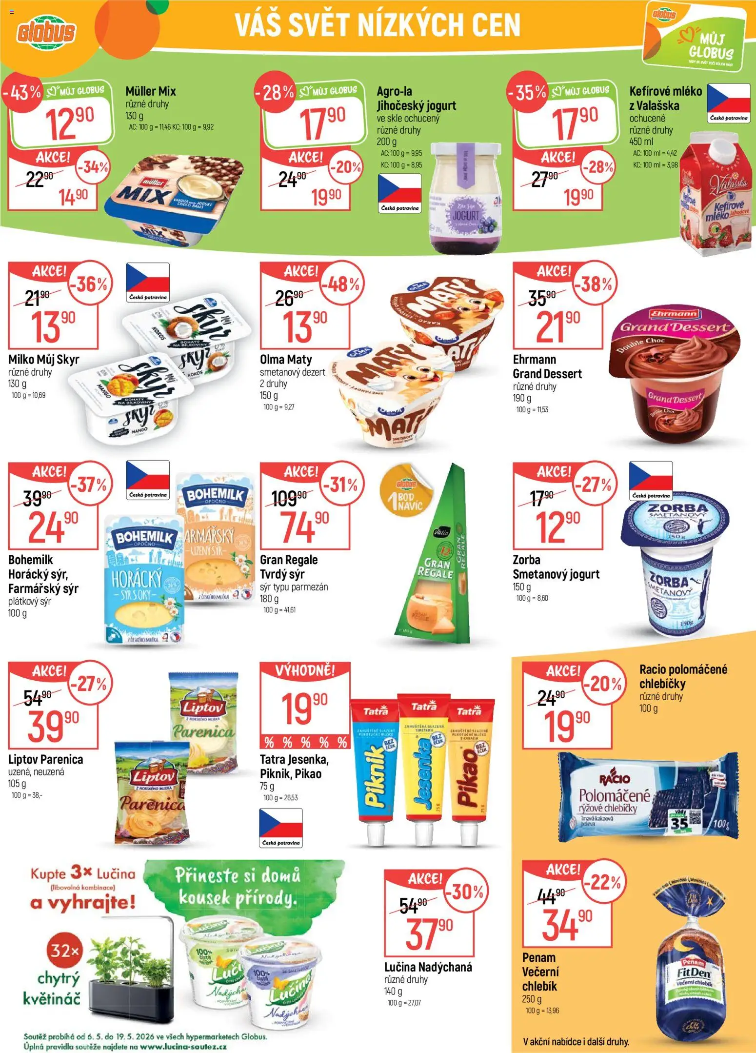 Globus leták - Brno od 06.05.2026 | Strana: 19 | Produkty: Jogurt, Skyr, Kokos, Parmezán