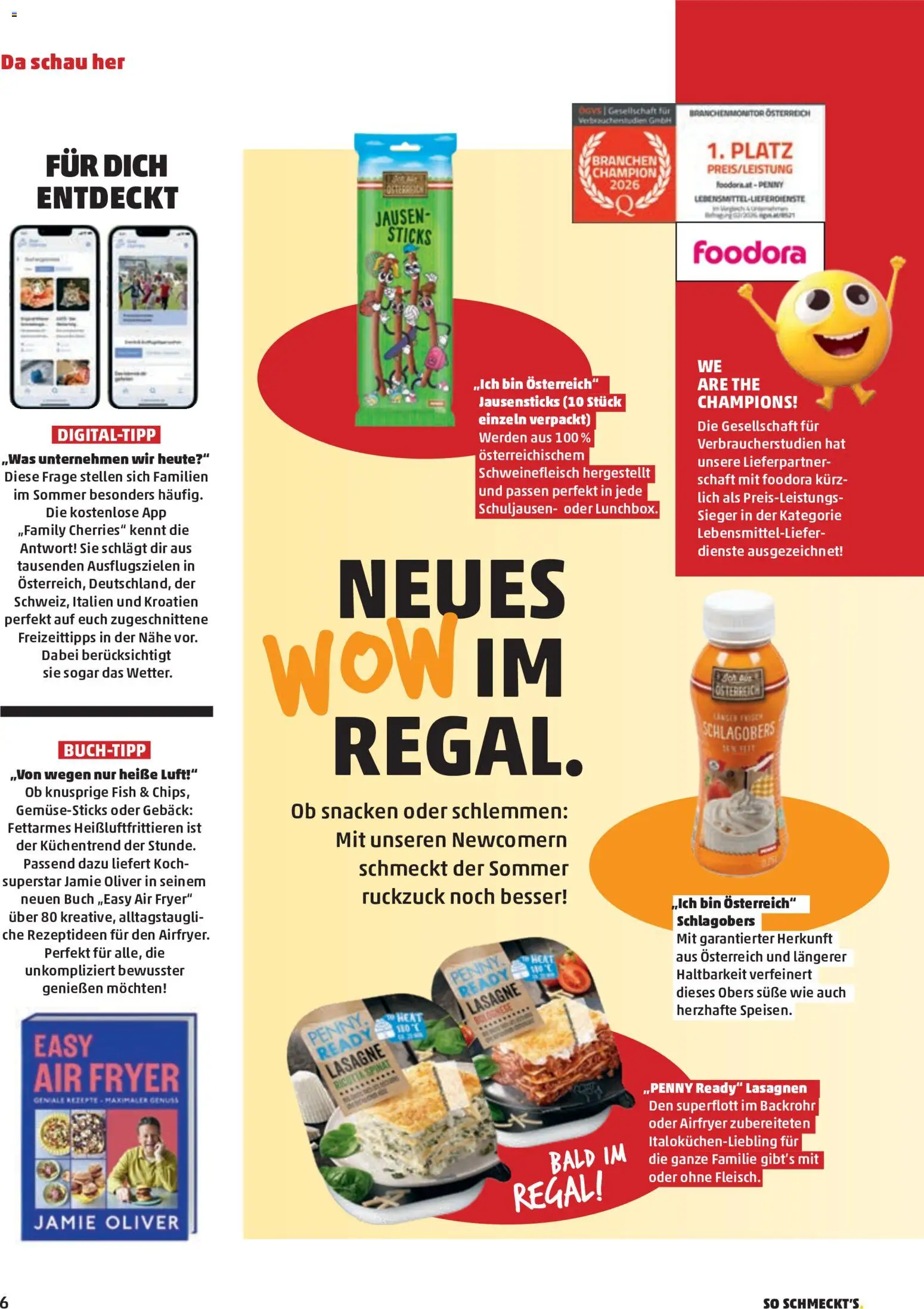 Penny Markt Schmankerl Post gültig ab 31.05.2026 | Seite: 6 | Produkte: Regal, Gebäck, Schweinefleisch
