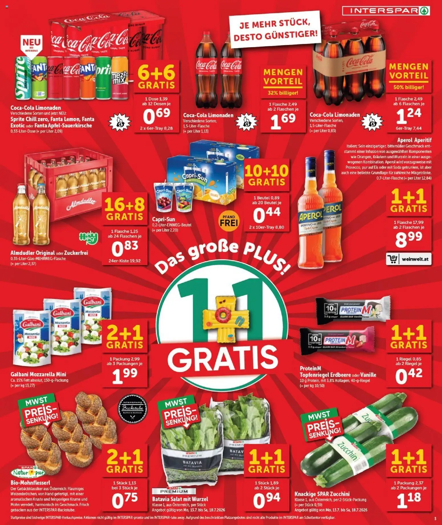 Interspar Flugblatt - Burgenland gültig ab 16.07.2026 | Seite: 4 | Produkte: Eis, Salat