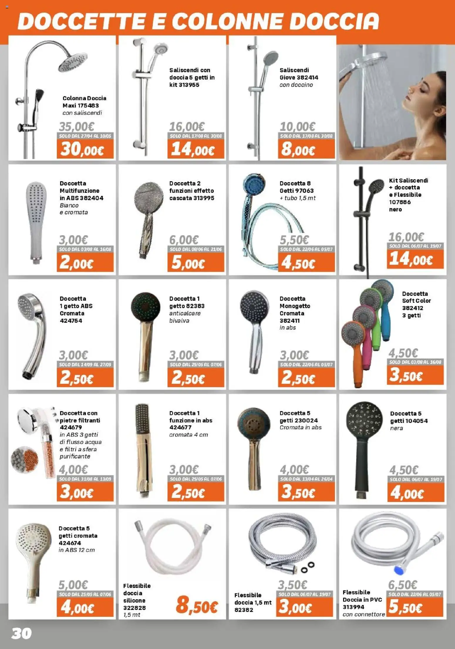 Volantino Orizzonte del 15.04.2026 | Pagina: 30 | Prodotti: Anticalcare, Acqua, Tubo, Connettore