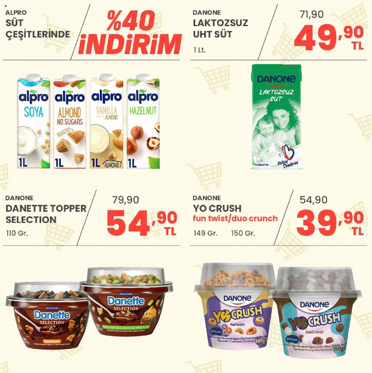Sarıyer Katalog - 07 Ağustos 2026 tarihinden itibaren geçerlidir | Sayfa: 14 | Ürünler: Süt, Yoğurt