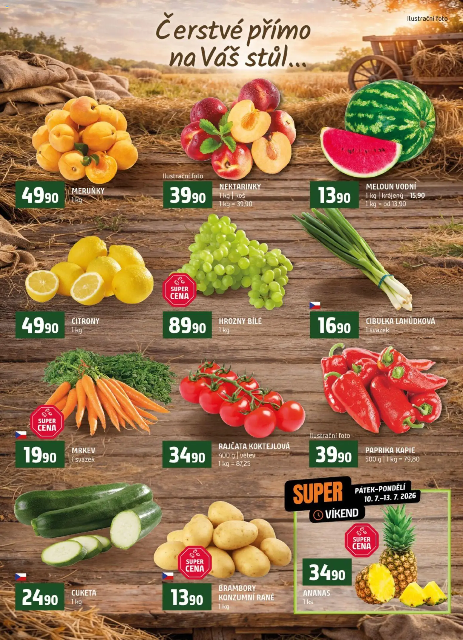 Terno leták od 08.07.2026 | Strana: 6 | Produkty: Rajčata, Ananas, Citróny, Meruňky