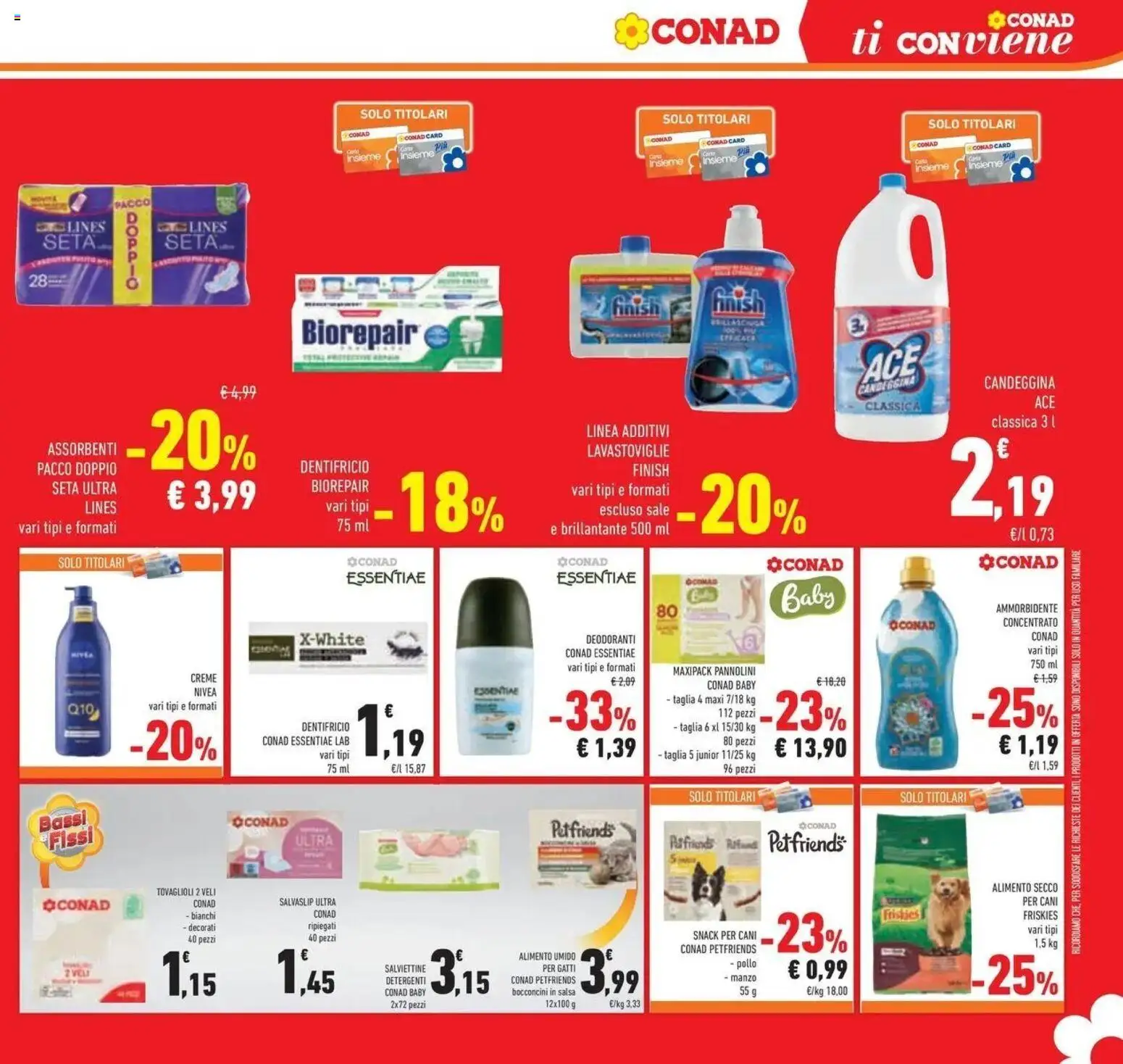 Volantino Conad dal 09/09/2026 > Anteprima | Pagina: 21 | Prodotti: Pannolini, Pollo, Sale, Assorbenti