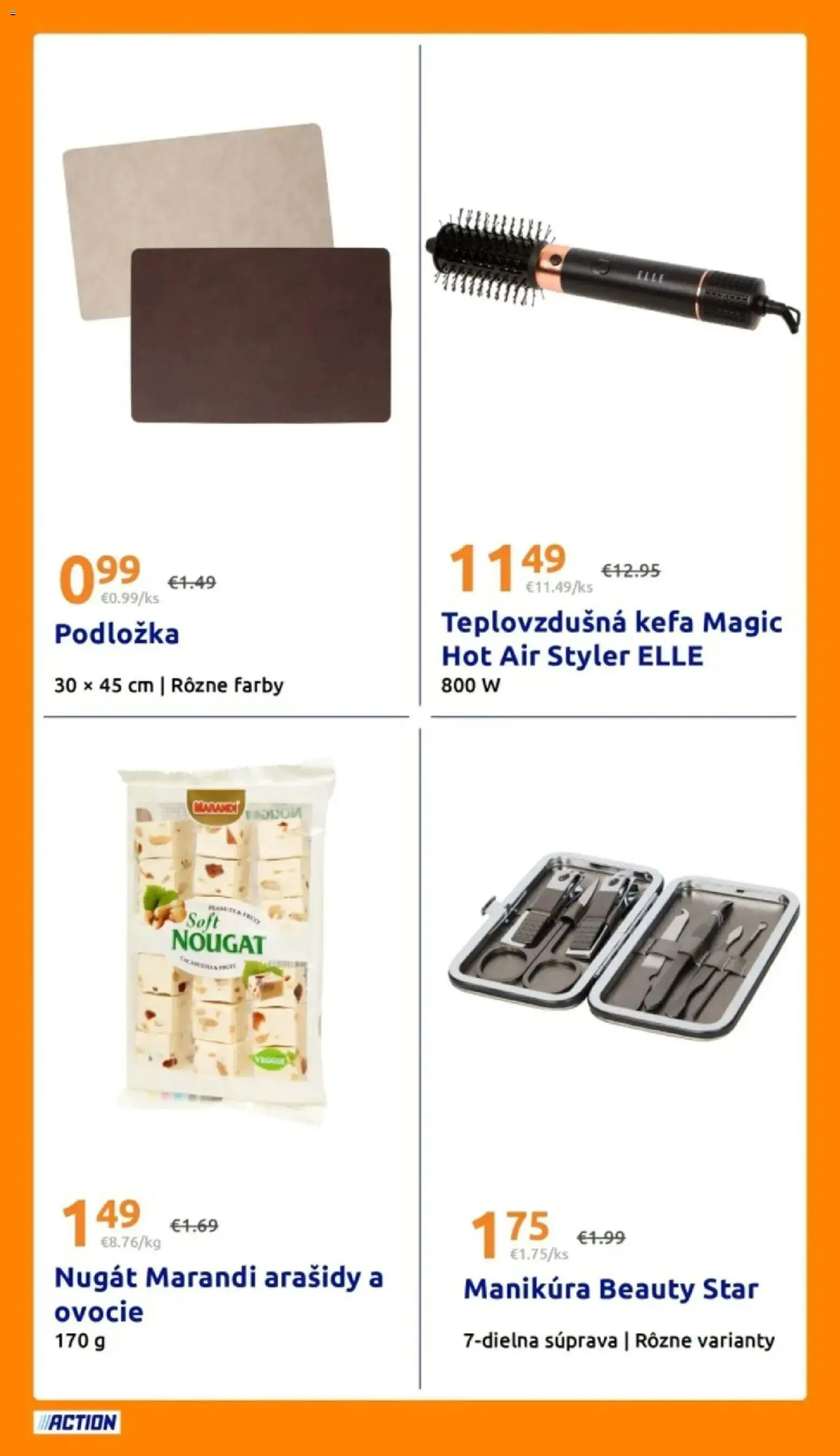Nové Action akcie – leták je platný od 07.10.2026 | Strana: 23 | Produkty: Kefa, Arašidy, Ovocie