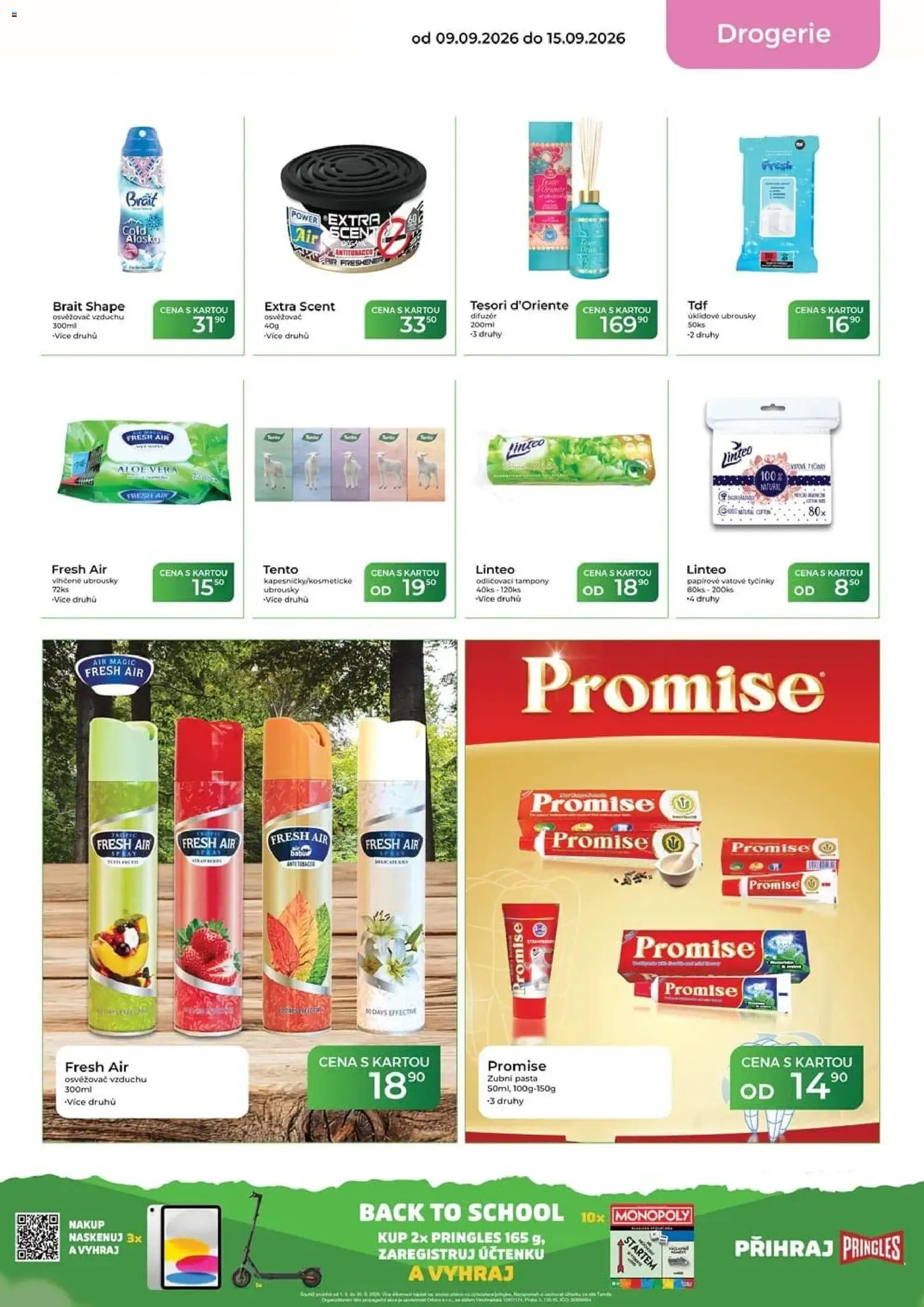 Tamda Foods leták od 16.09.2026 | Strana: 53 | Produkty: Zubní pasta, Osvěžovač vzduchu, Tampony, Vatové tyčinky