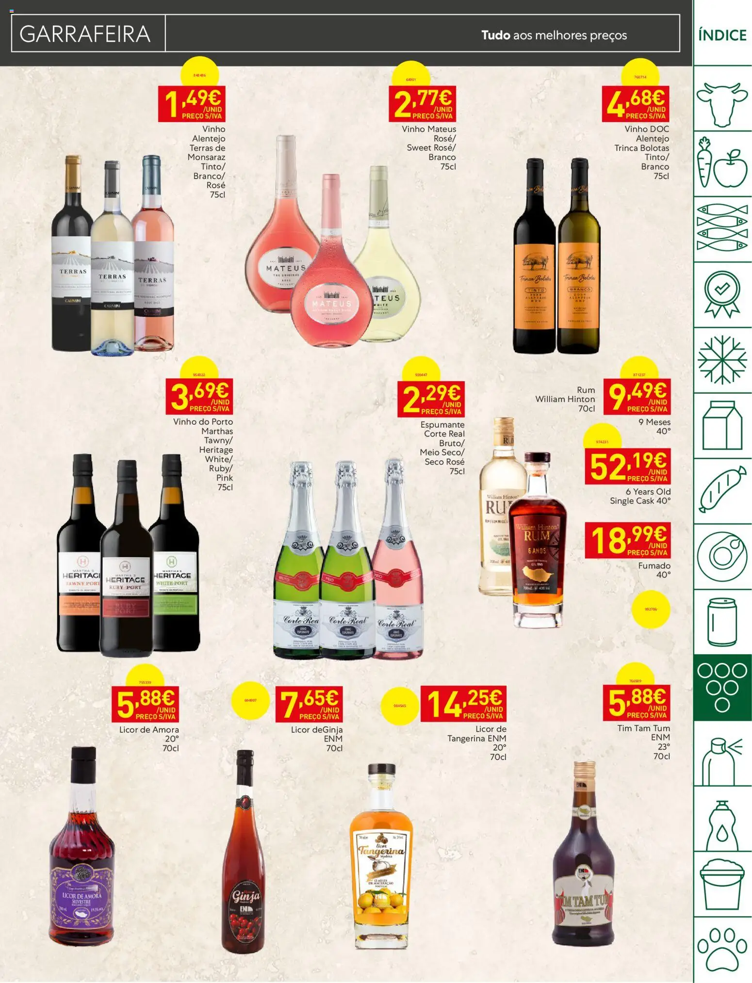 Recheio folheto Madeira │ válido de 25/08/2026 | Página: 27 | Produtos: Espumante, Vinho do Porto, Licor, Vinho