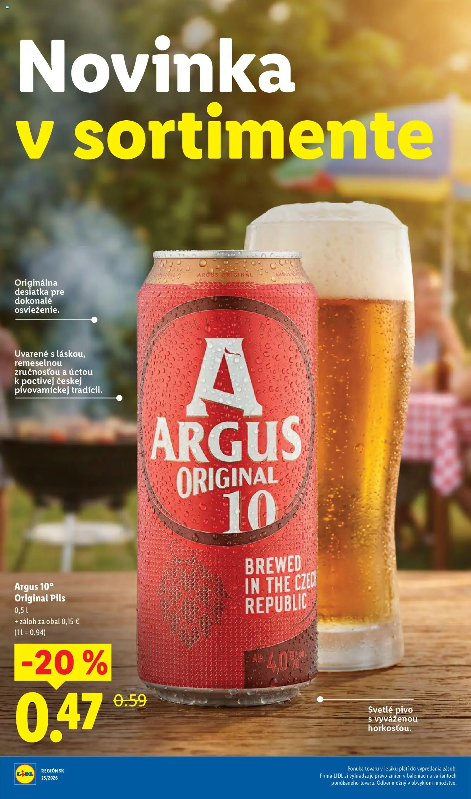 Nové Lidl akcie – leták je platný od 15.06.2026 | Strana: 42 | Produkty: Pivo