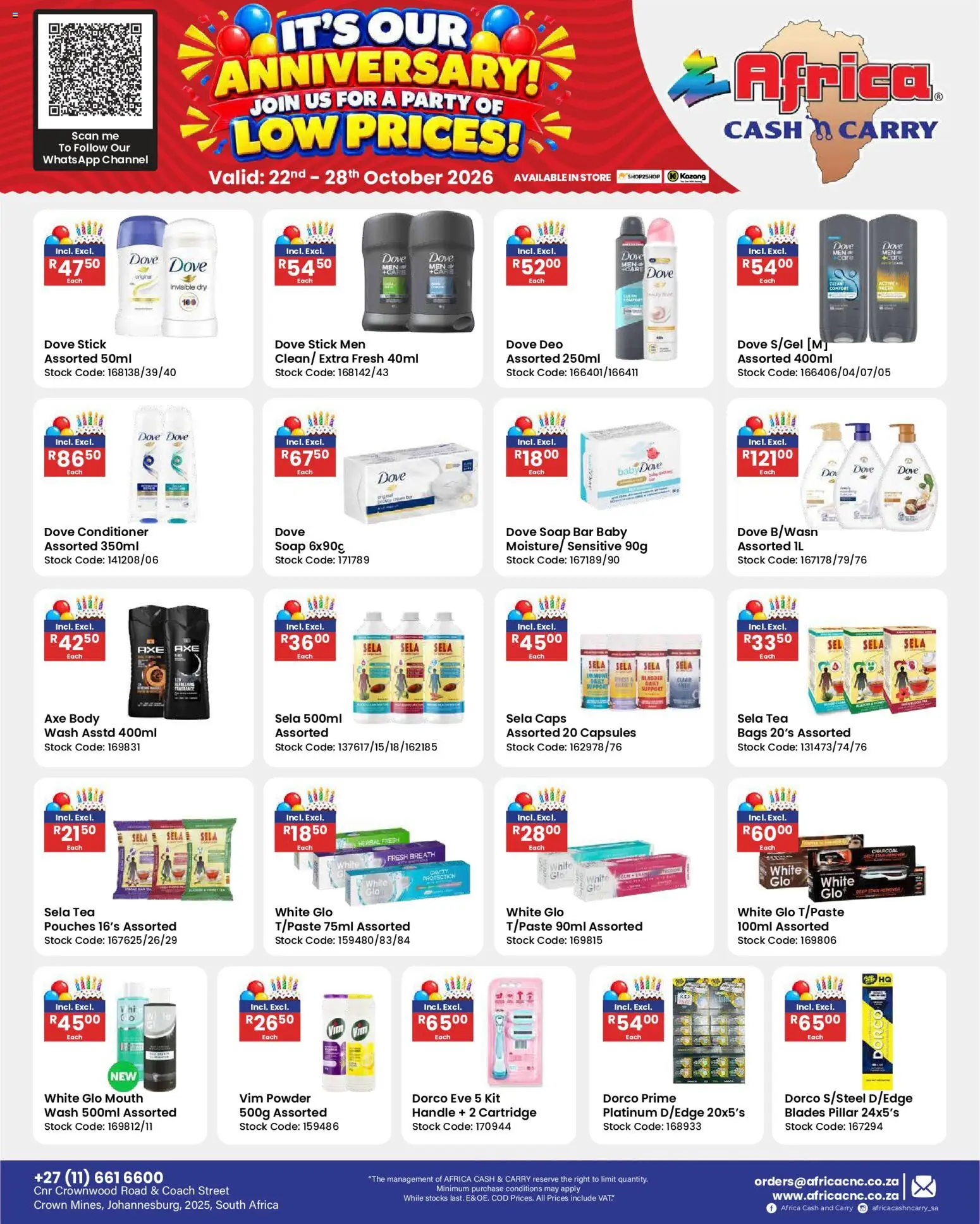 New Africa Cash & Carry catalogue – valid from 22/10/2026 | Page: 140
