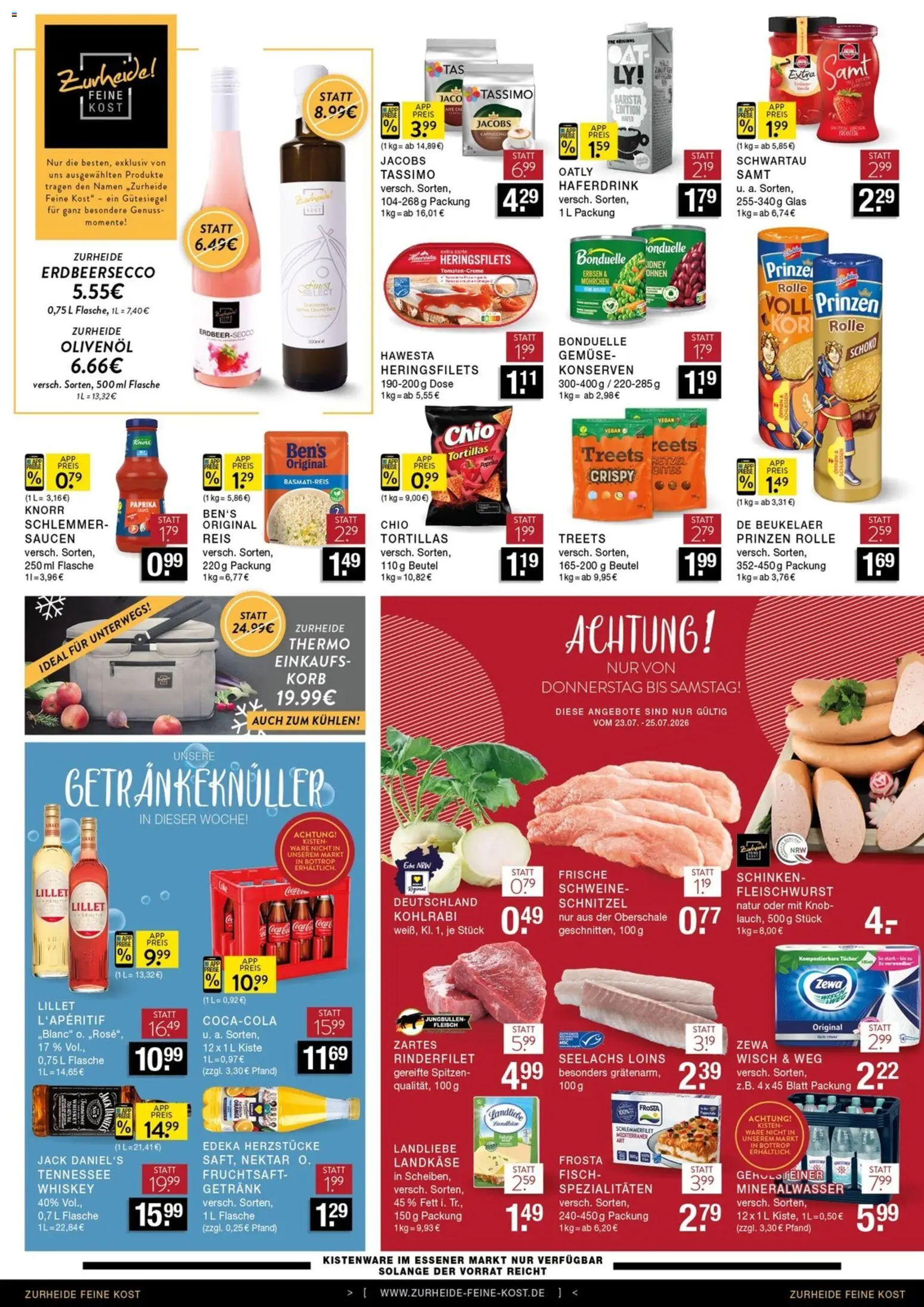 Edeka Zurheide Prospekt – gültig ab 20.07.2026 | Seite: 6 | Produkte: Jack Daniel's, Knorr, Haferdrink, Chio tortillas