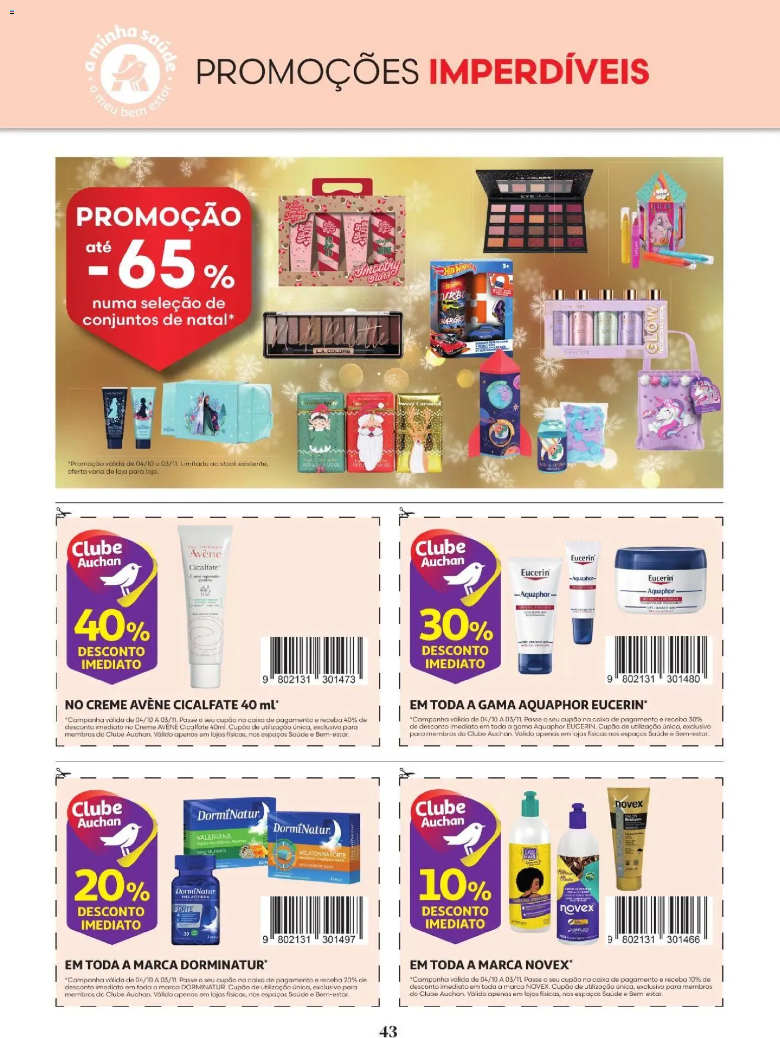 Auchan Revista Beleza e Especial Corpo │ válido de 04/10/2026 | Página: 43