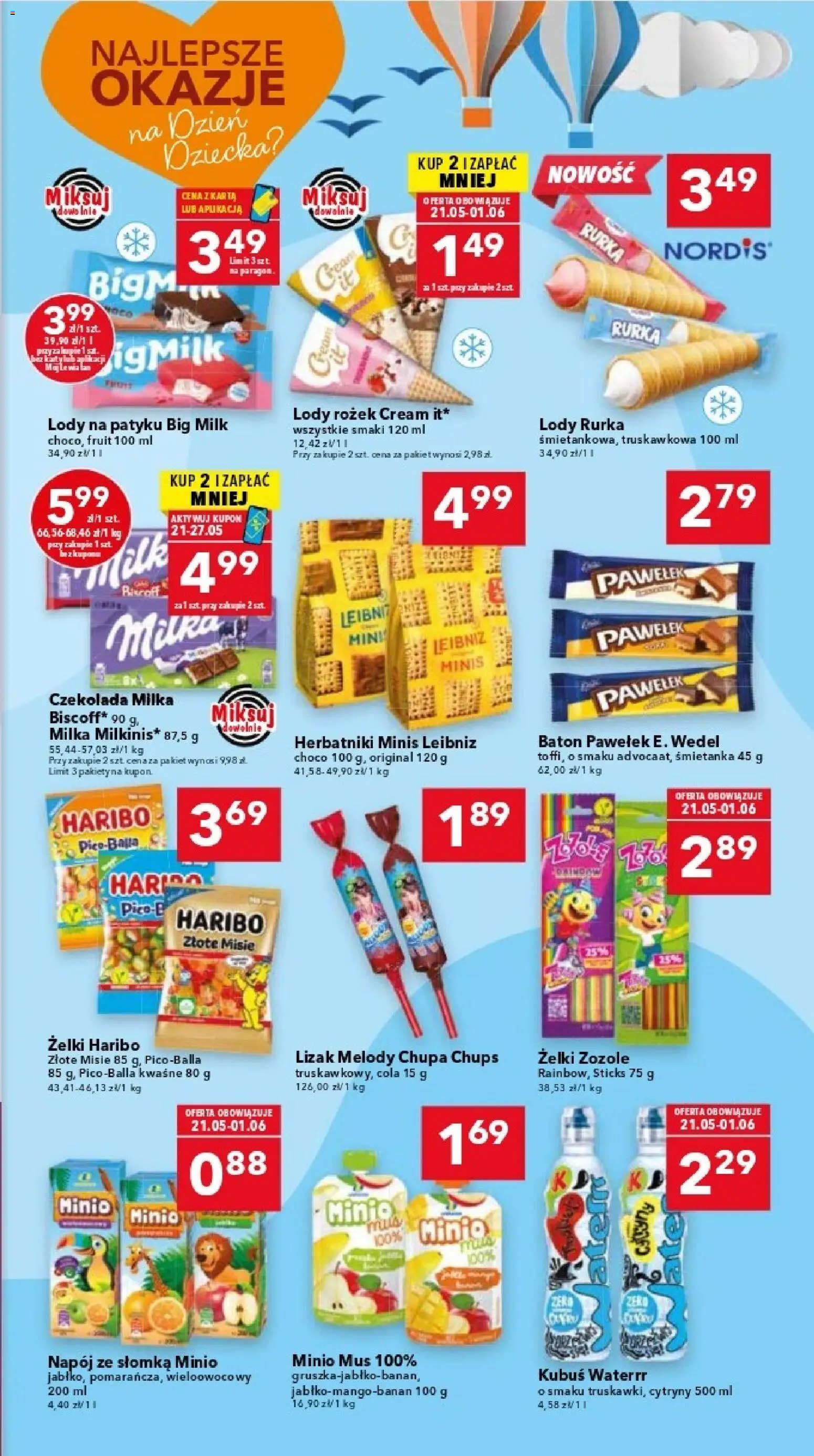 Lewiatan gazetka - Warszawa od 21.05.2026 | Strona: 13 | Produkty: Karta, Czekolada milka, Cytryny, Milka