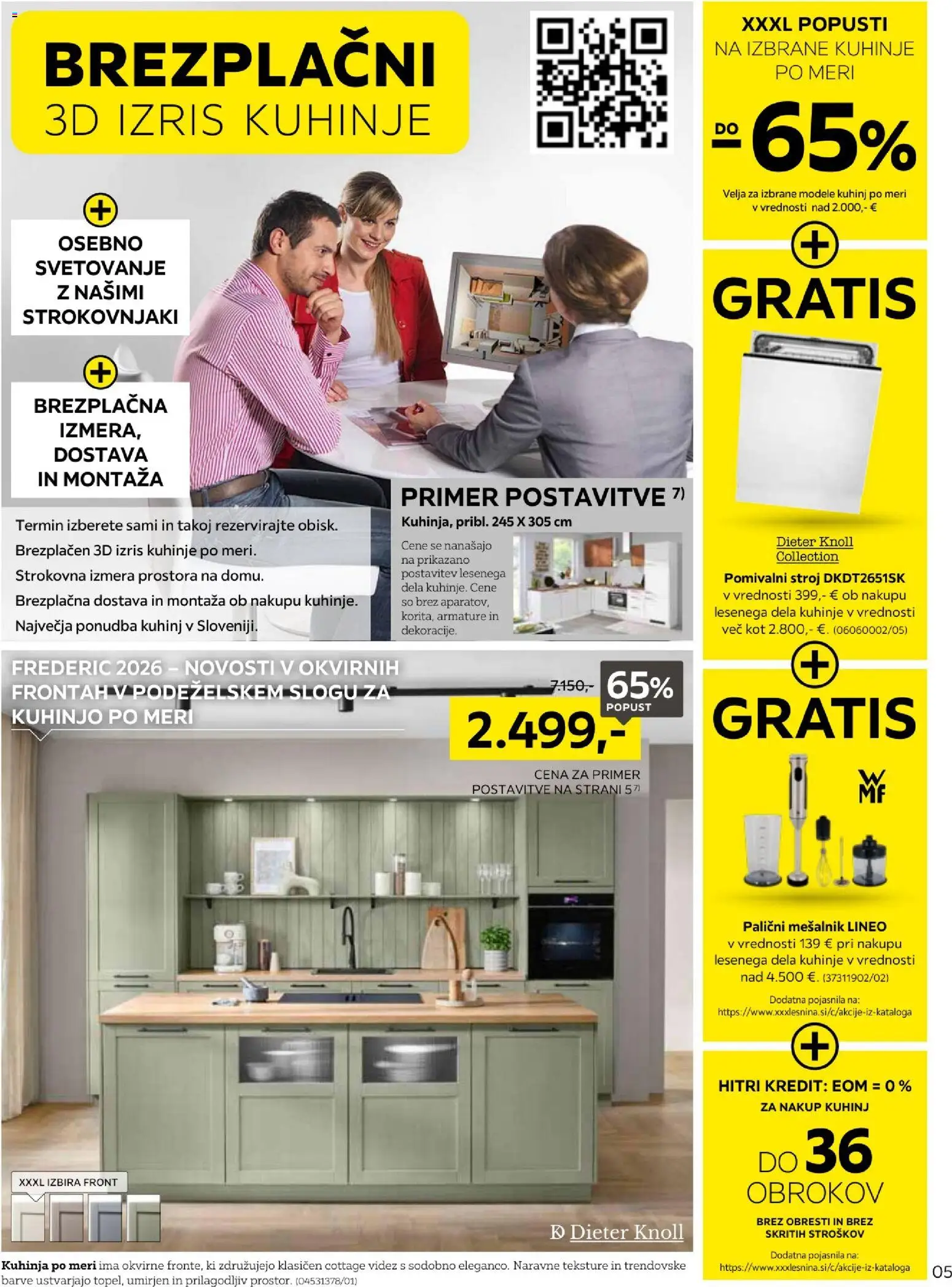 Novi XXXL Lesnina katalog ponudbe – veljaven od 31.08.2026 | Stran: 5 | Izdelki: Mesalnik, Pomivalni stroj, Kuhinja